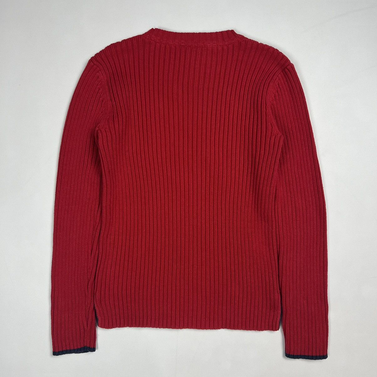 Ralph Lauren × Vintage Ralph Lauren American Flag ribbed cotton sweater Size M / US 6-8 / IT 42-44 - 7 Thumbnail
