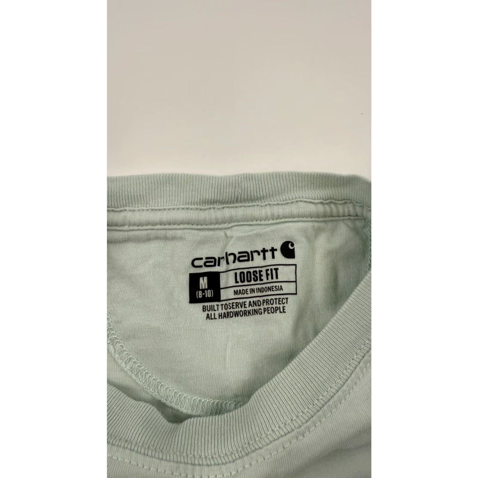 Carhartt Carhartt Women's Gray Short Sleeve Pocket Workwear T-Shirt Medium Regular Fit Casual Crew Neck Outdoor Size M / US 6-8 / IT 42-44 - 3 Thumbnail