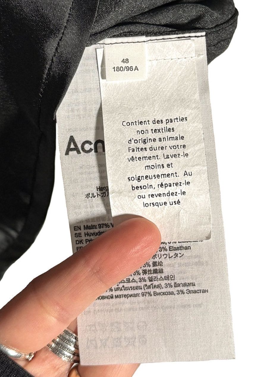 Acne Studios Acne Studios "Carlijn Jacobs" Black Floral Print Shirt Size US S / EU 44-46 / 1 - 6 Thumbnail