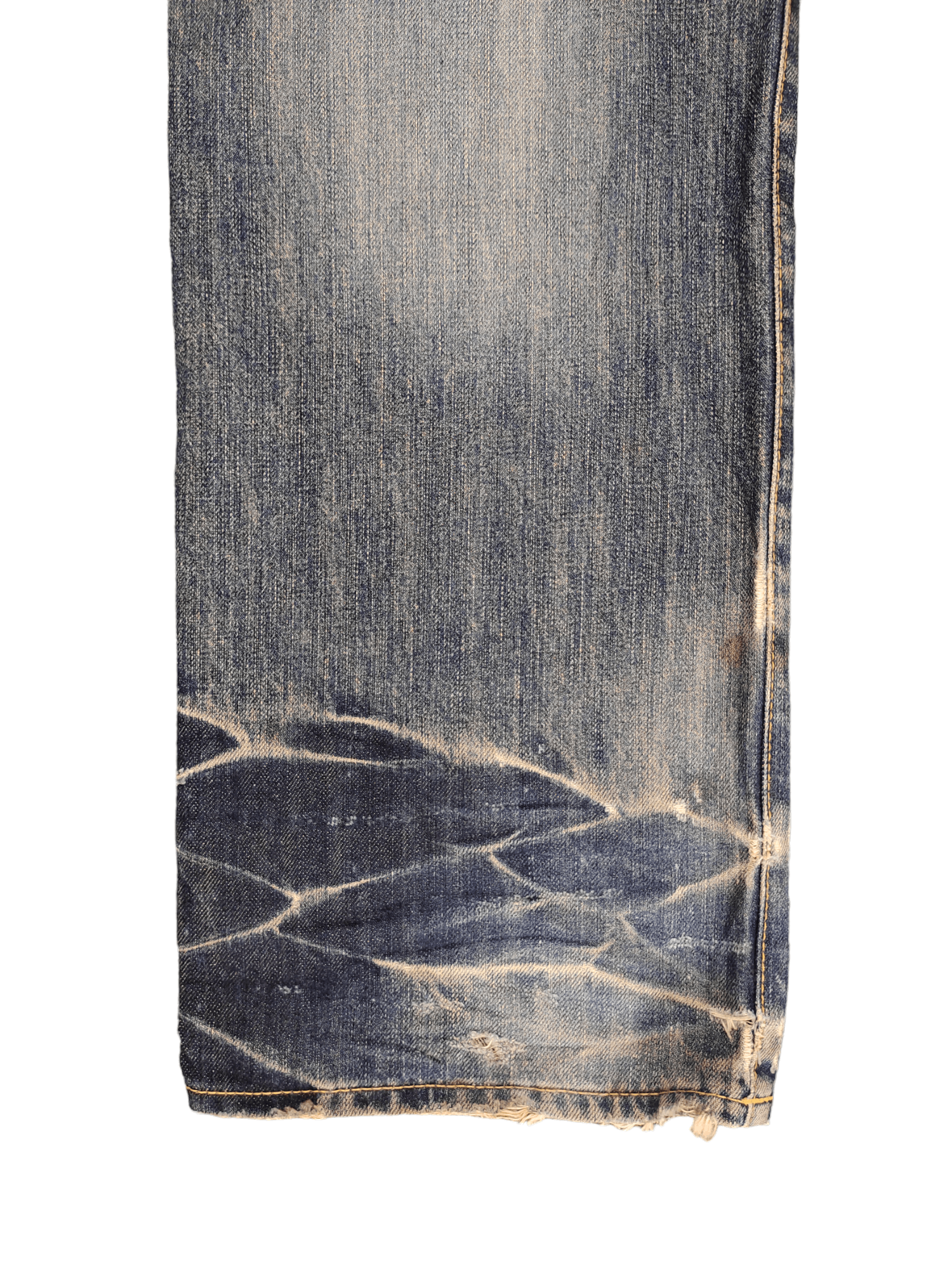 Undercover Japanese Brand Bartack Clawmark Denim Jeans Streetwear Size US 35 - 16 Thumbnail