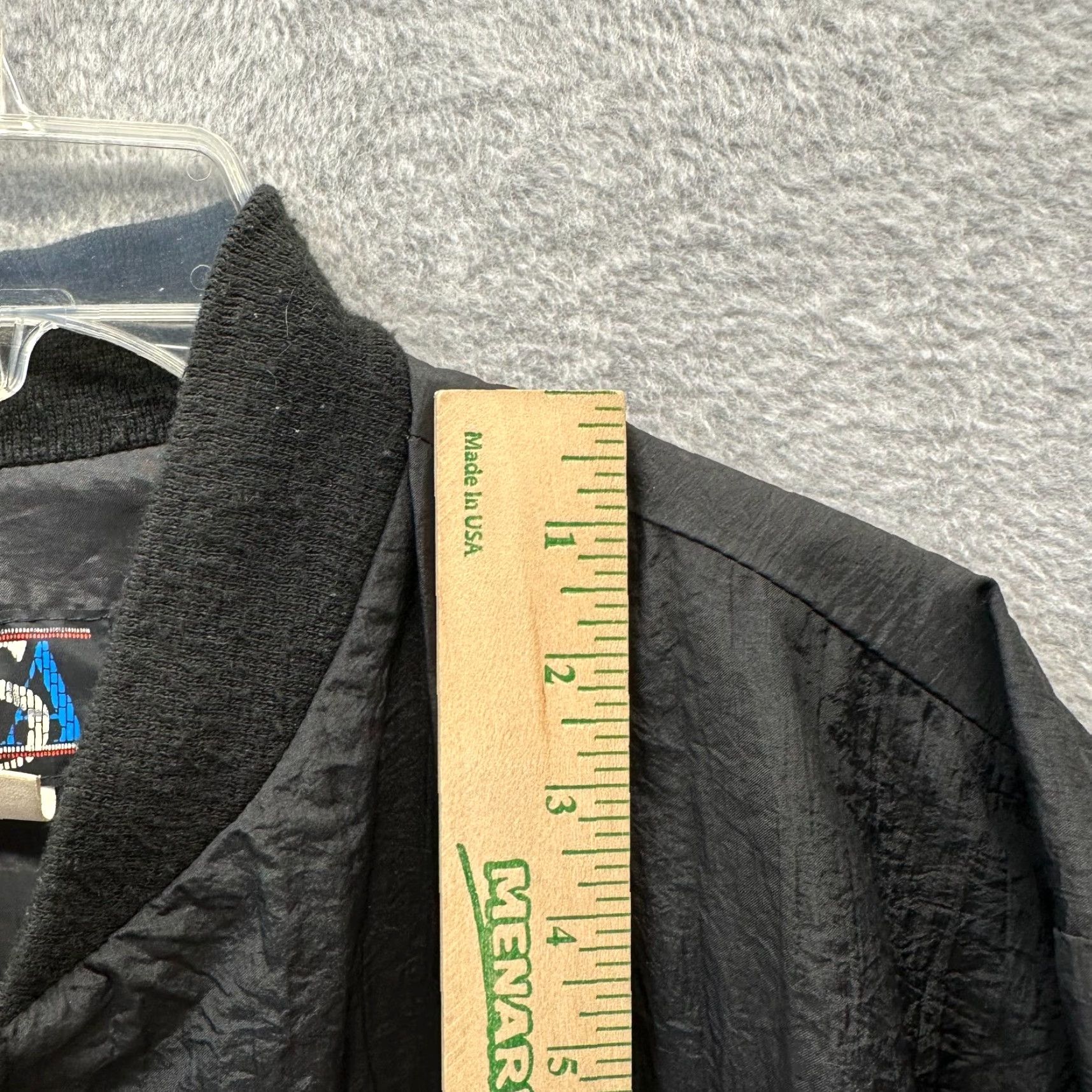 Vintage VINTAGE Luxor Jacket Mens Large Black Satin Bomber Made in USA Las Vegas 80s Size US L / EU 52-54 / 3 - 7 Thumbnail