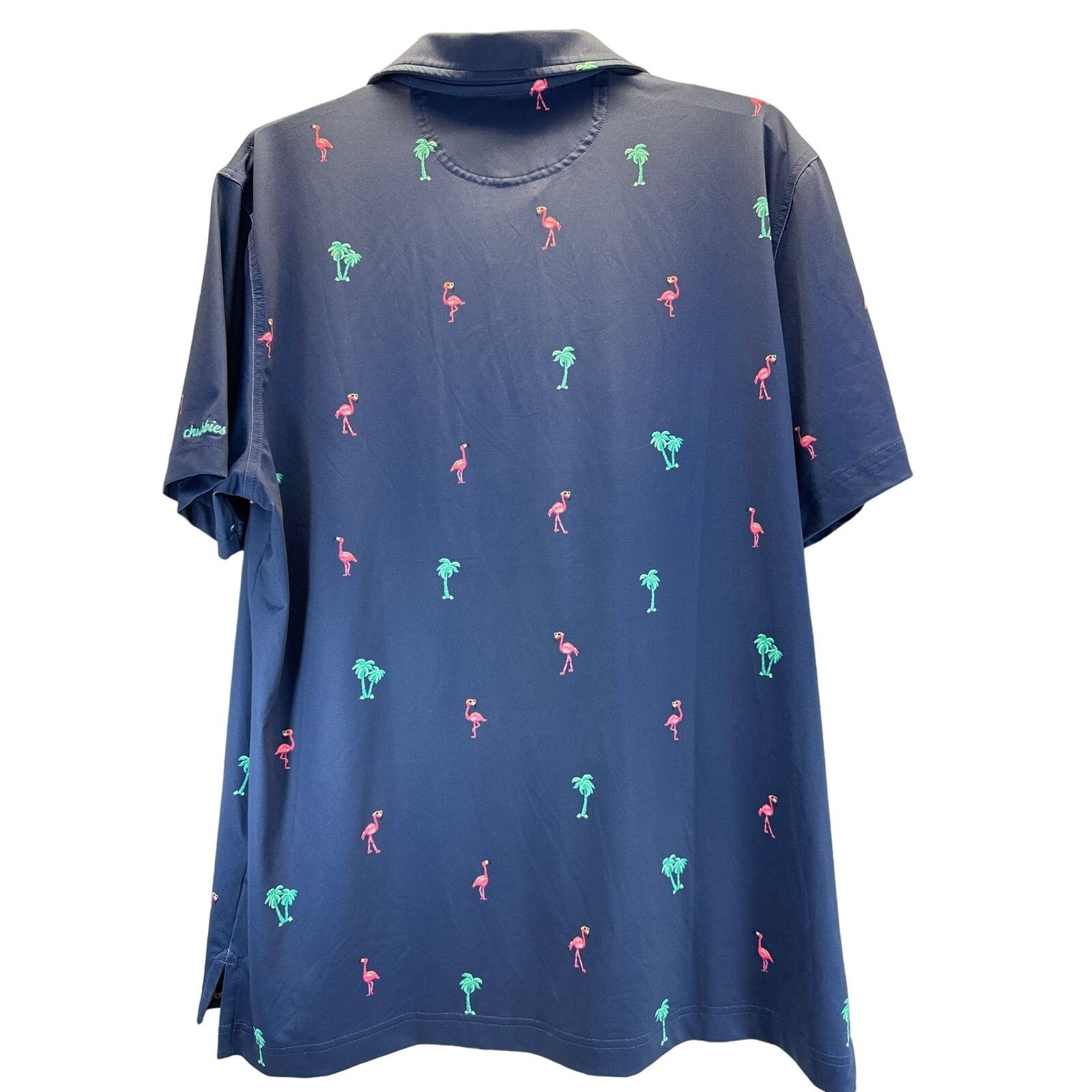 Chubbies Chubbies “Island Pal” Polo Blue UPF 50+ men sz M Size US M / EU 48-50 / 2 - 4 Thumbnail