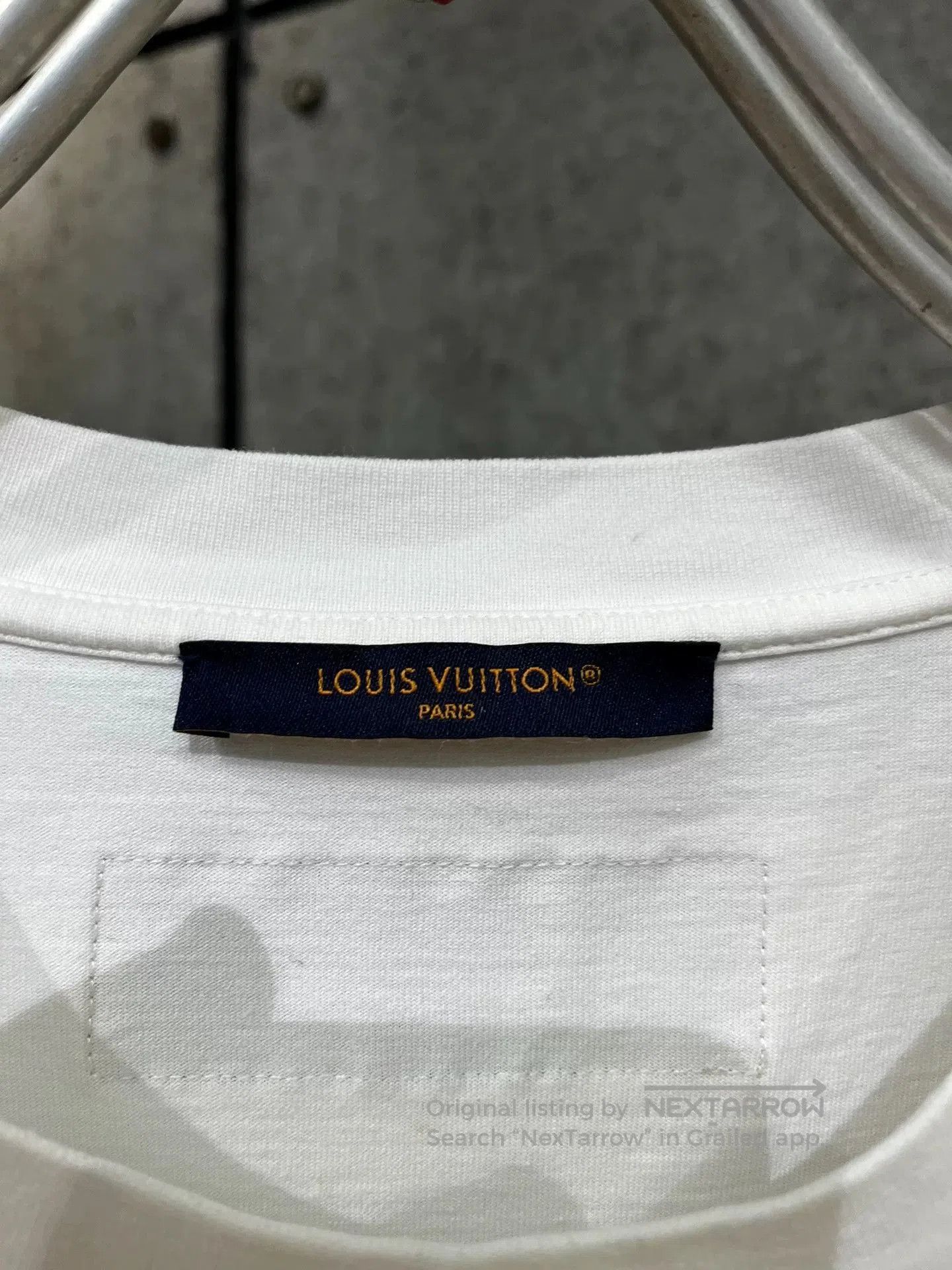 Louis Vuitton Louis Vuitton White Letter Short-Sleeve Tee L. Size US L / EU 52-54 / 3 - 4 Thumbnail