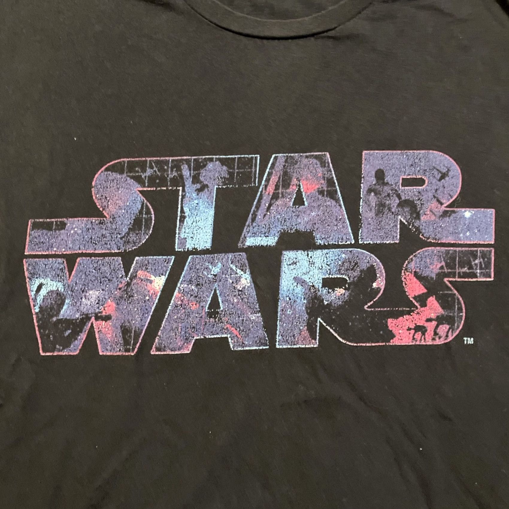 Star Wars VINTAGE Star Wars Classic Logo T Shirt Men’s XL Black Cotton Short Sleeve Crew Neck Graphic Tee Logo Star Wars Tag Men XL Mens Size US XL / EU 56 / 4 - 2 Thumbnail