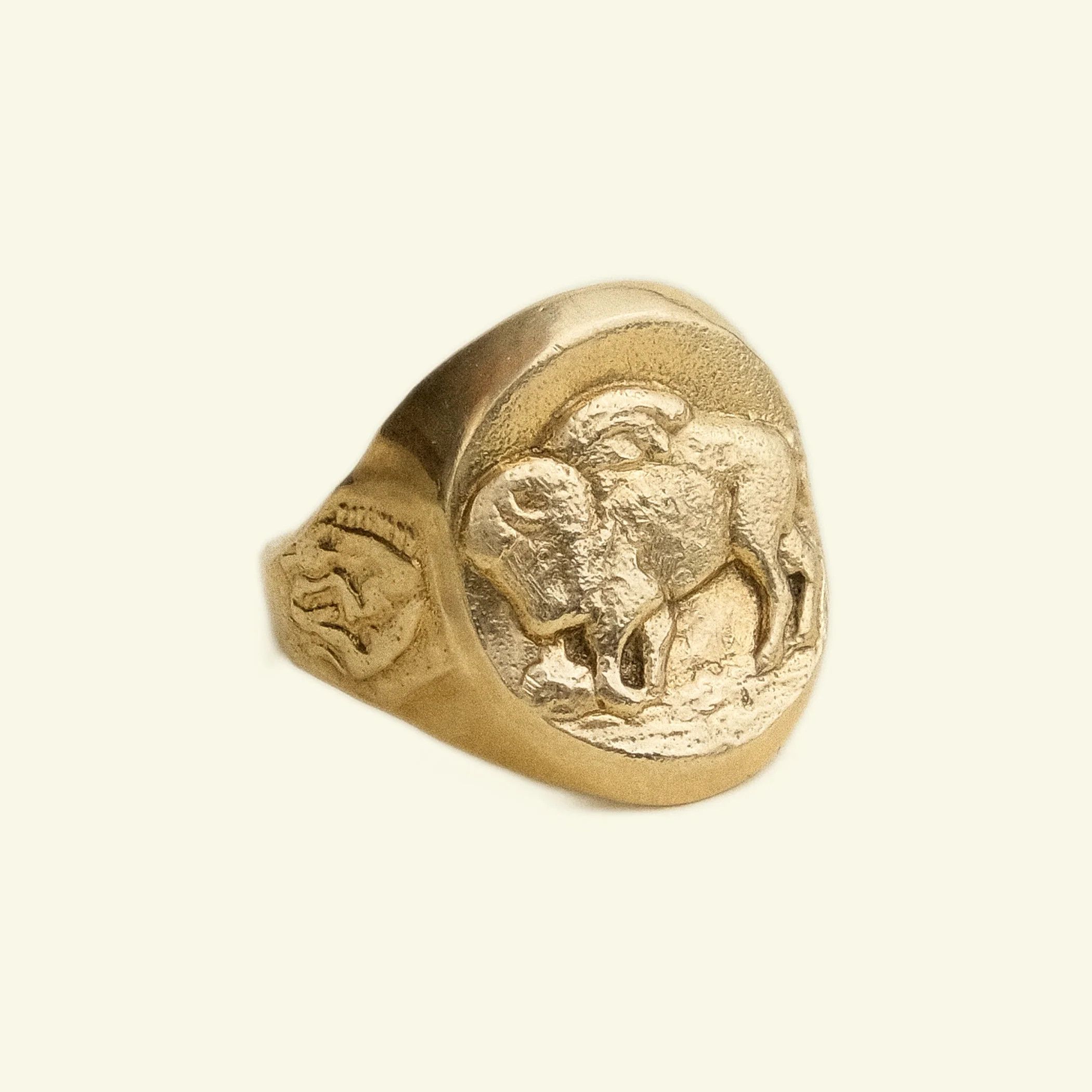 Vintage William Ellery - Bison Ring Size ONE SIZE - 7 Thumbnail