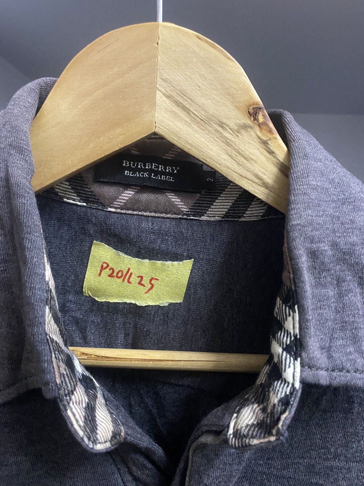 Burberry × Japanese Brand × Vintage Vintage long shirt Burberry black Label Size US M / EU 48-50 / 2 - 2 Thumbnail