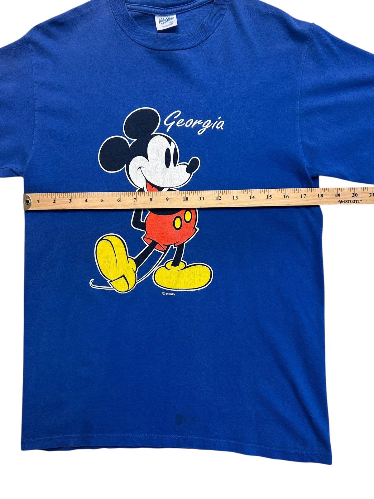 Velva Sheen 80’s Mickey Mouse Georgia Tee Size US M / EU 48-50 / 2 - 5 Thumbnail