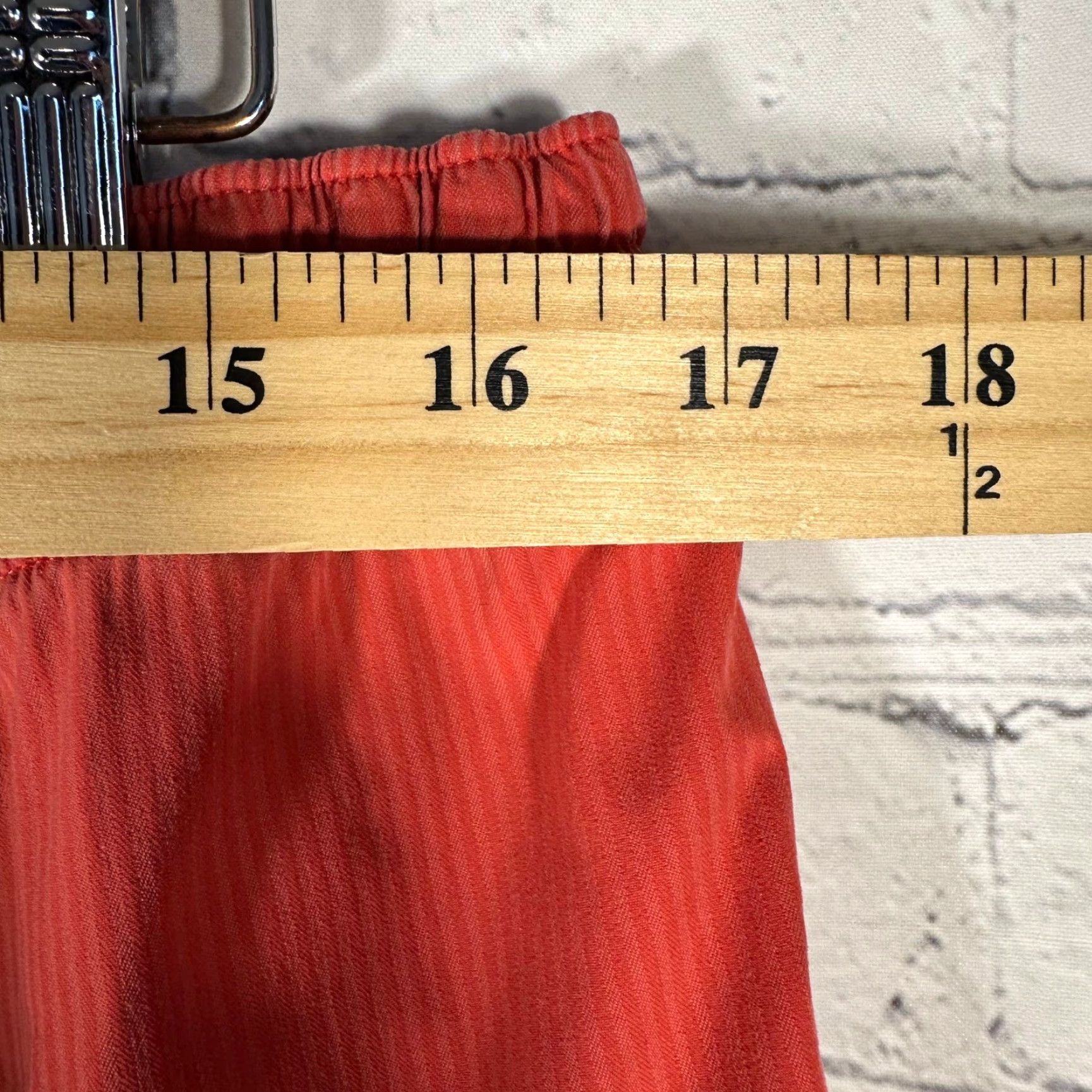 Lululemon Lululemon Mens Athletic Shorts Orange Striped Zipper Pocket Elastic Waist Size L Size US 33 - 6 Thumbnail
