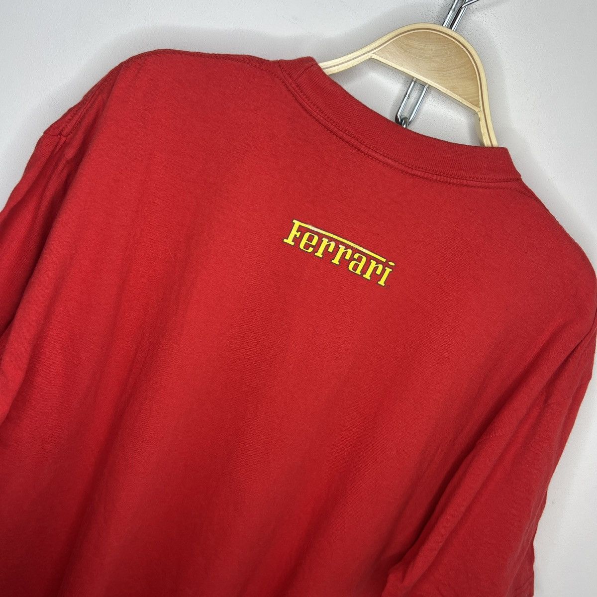 Ferrari Ferrari Logo Crest T-Shirt Racing VTG 90s Cars Size US XL / EU 56 / 4 - 9 Thumbnail