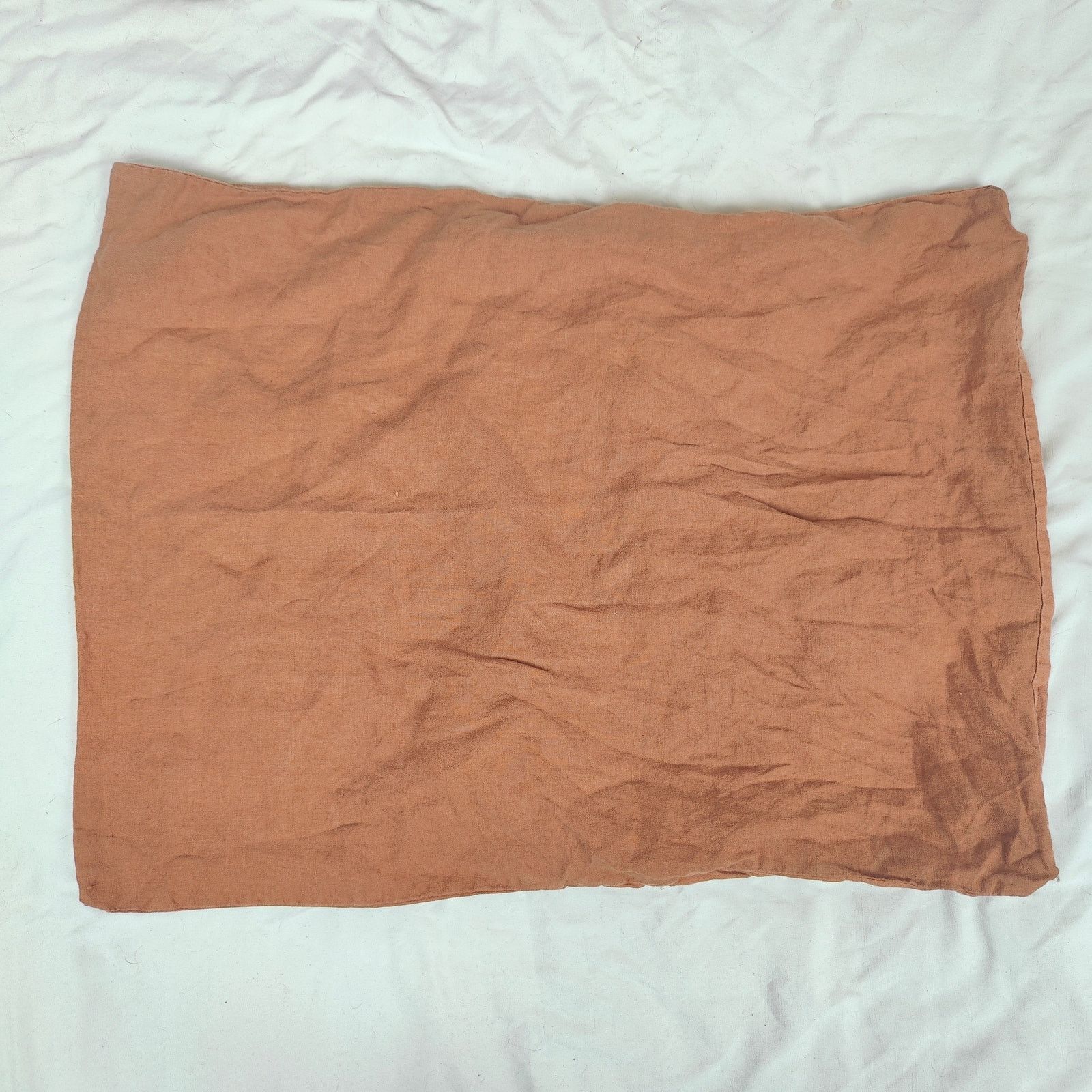 Other Quince Standard Sham Pillowcase 20"x26" 100% Linen Orange Size ONE SIZE - 1 Thumbnail