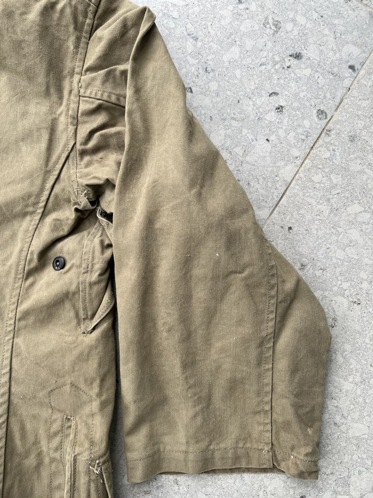 Japanese Brand × Vintage 40s Vintage Japanese army military jacket kanji Size US M / EU 48-50 / 2 - 12 Thumbnail
