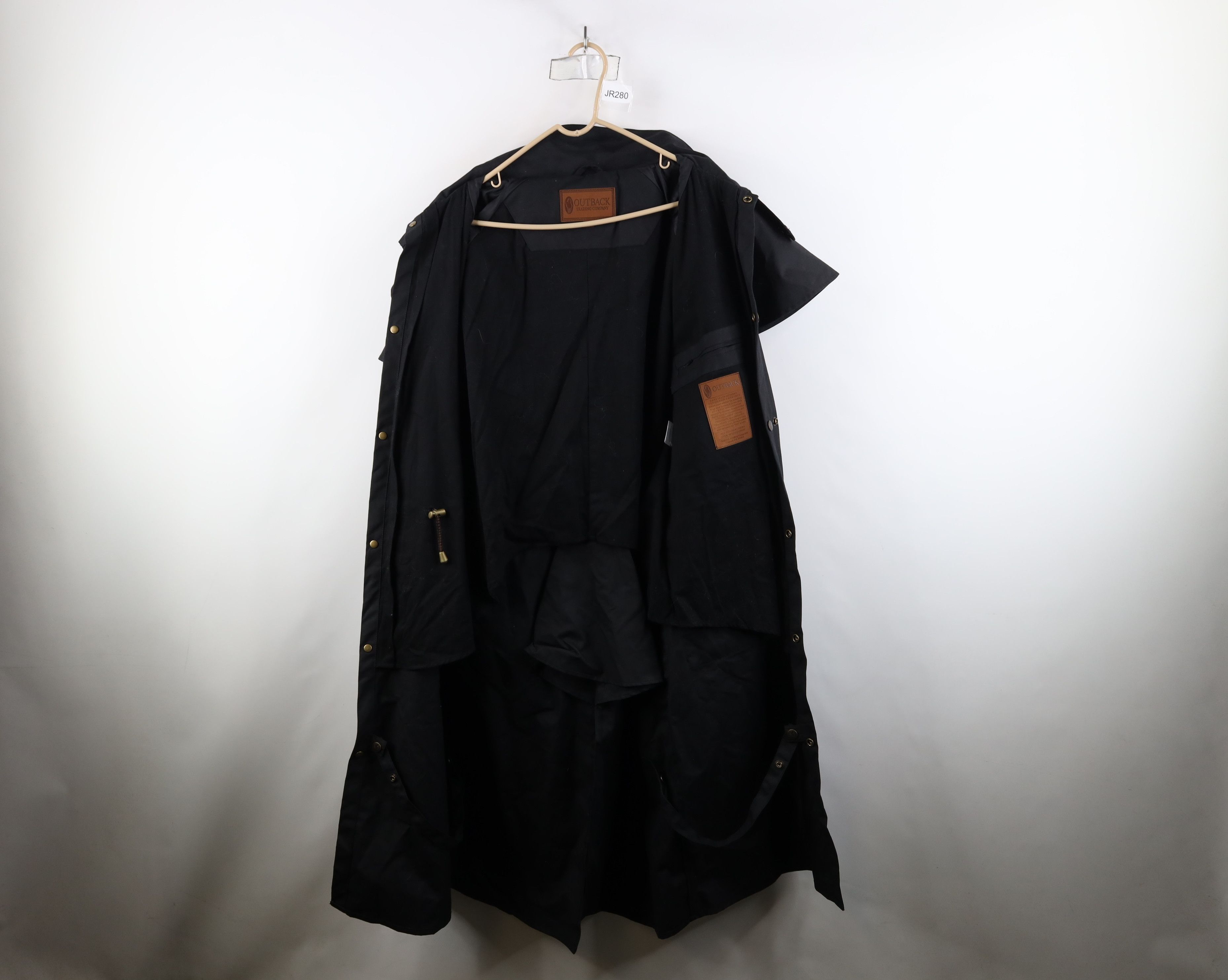 Vintage Vintage Streetwear Oilskin Western Duster Jacket Black Size US L / EU 52-54 / 3 - 10 Thumbnail