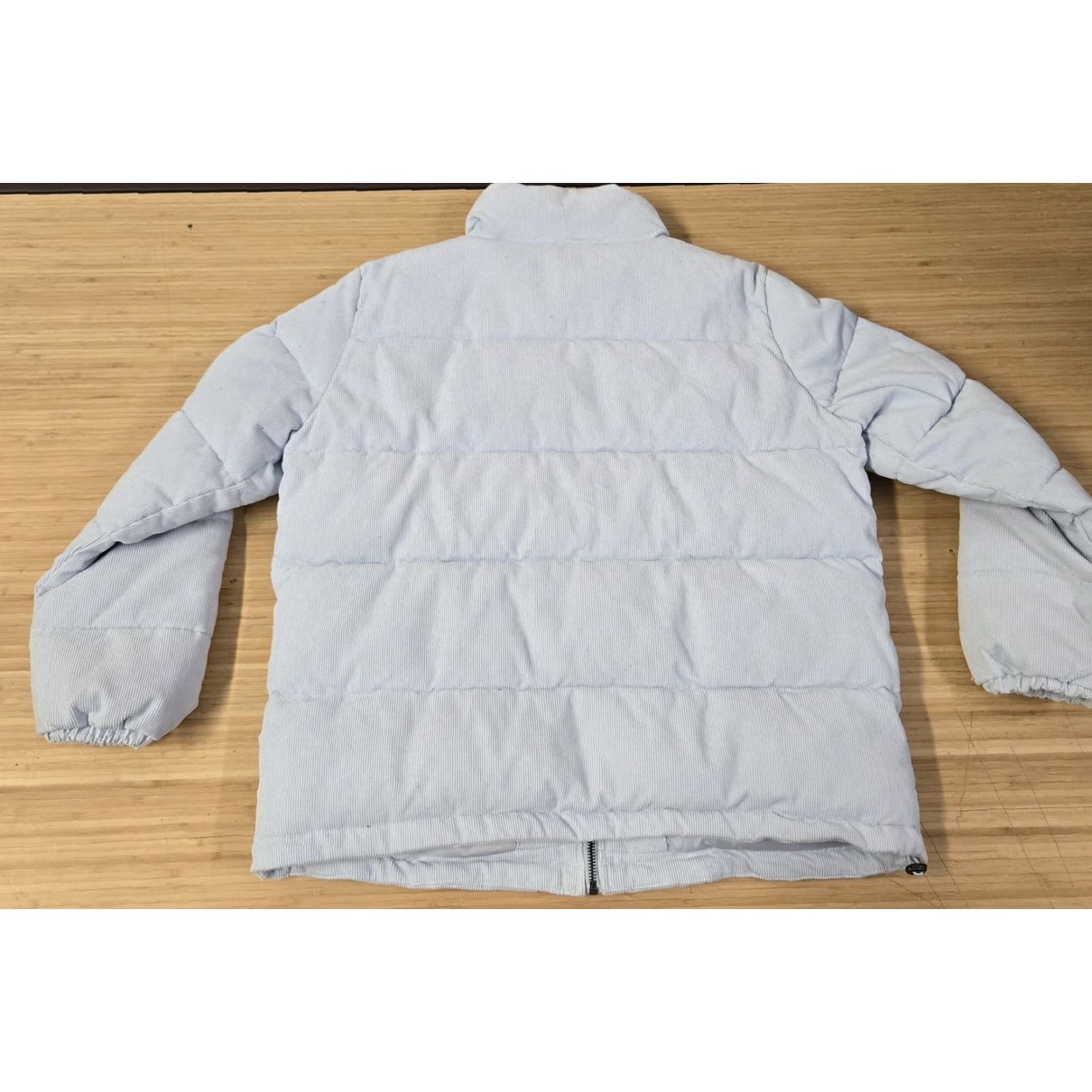 Vintage VINTAGE Levi Strauss Jacket Mens Large Light Blue Corduroy Puffer Full Zip Winter Coat Size US L / EU 52-54 / 3 - 6 Thumbnail