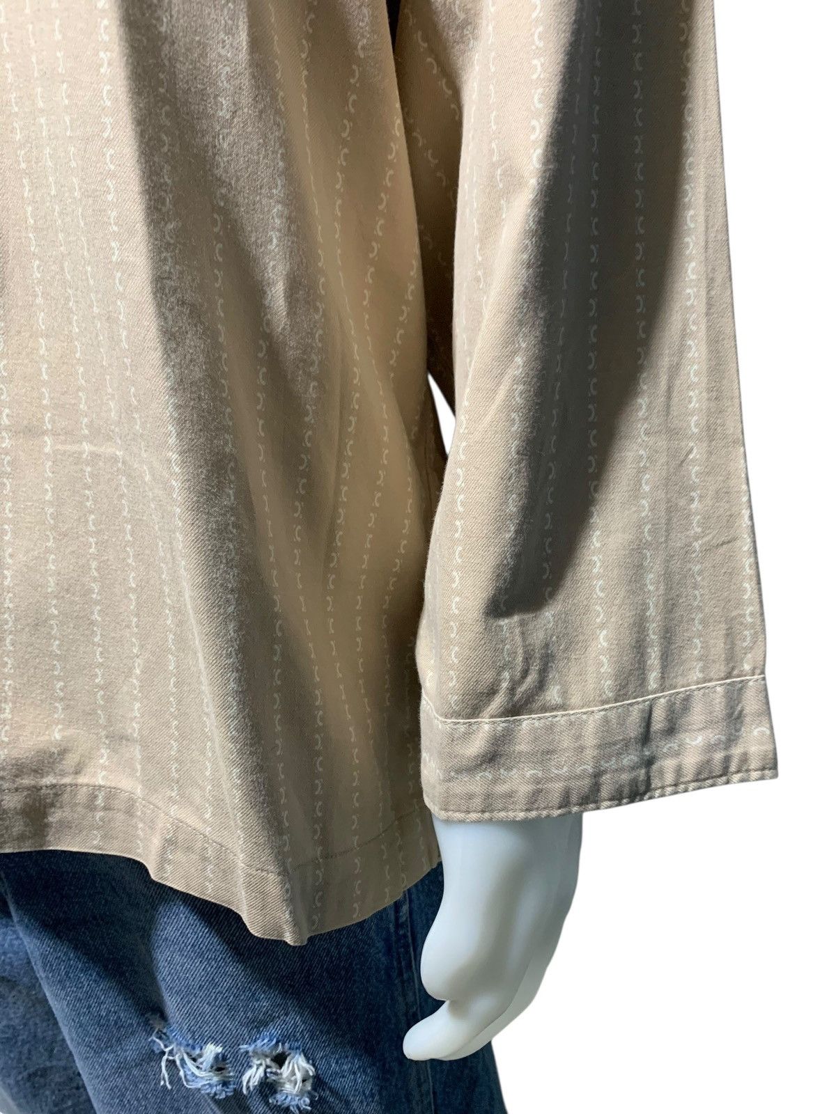 Celine Vtg Celine monogram camp collar pajamas shirt Size US L / EU 52-54 / 3 - 5 Thumbnail