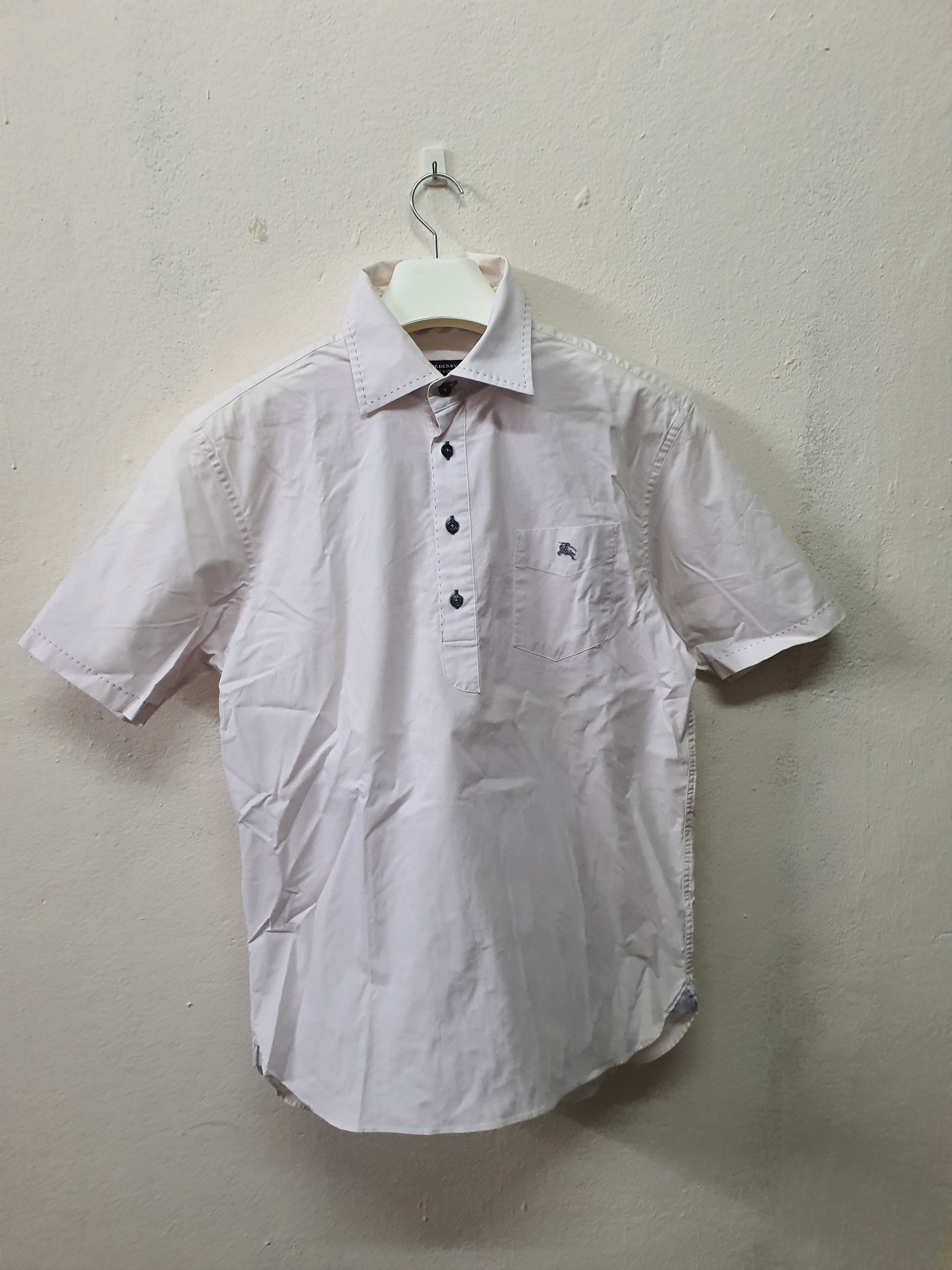 Burberry Burberry Black Label short-sleeved popover shirt Size US M / EU 48-50 / 2 - 3 Thumbnail