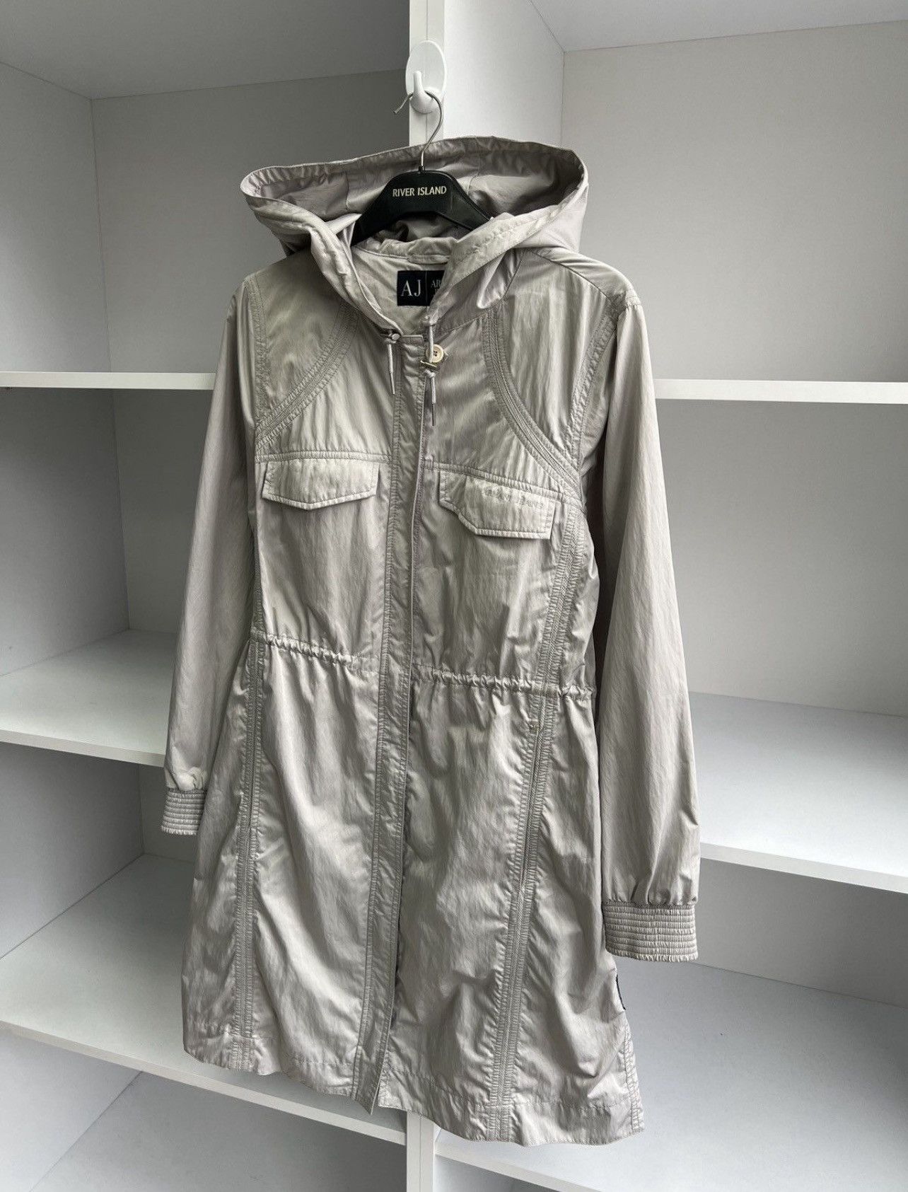 Armani Vintage Armani Jeans Women’s Luxury Coat Jacket Size M / US 6-8 / IT 42-44 - 2 Thumbnail