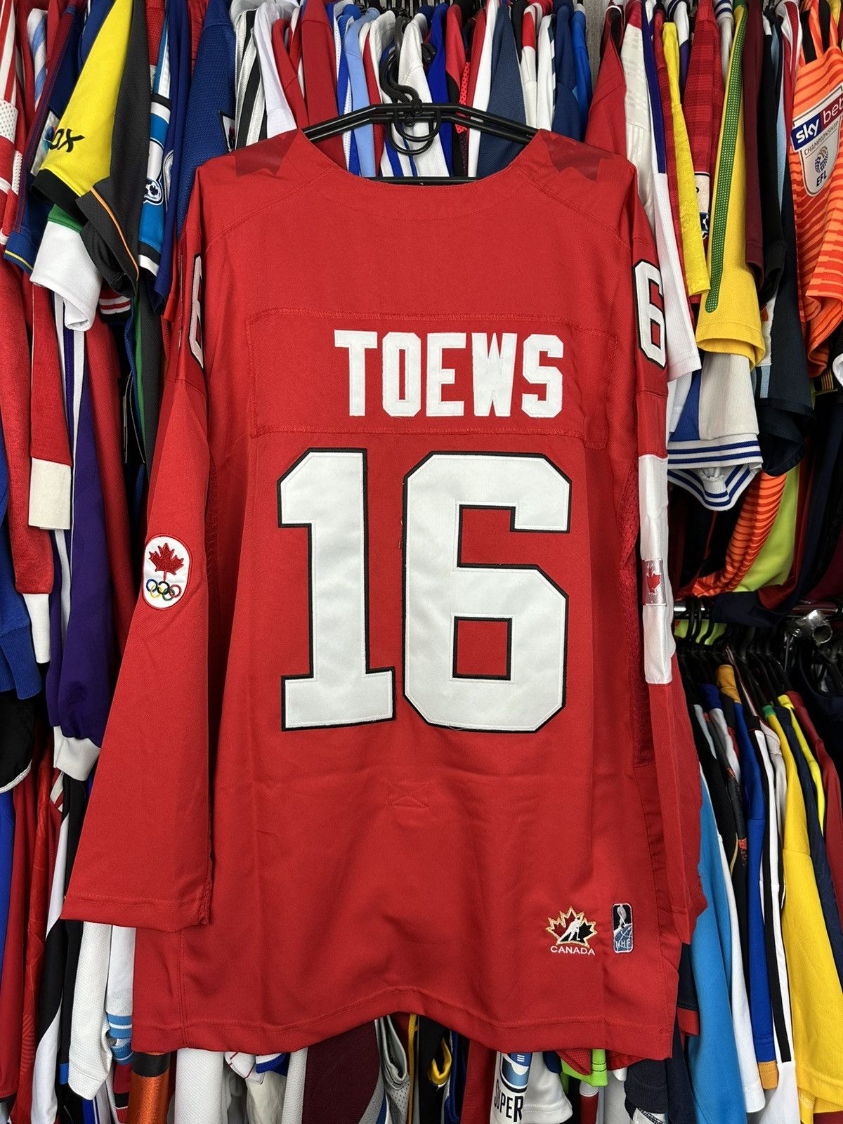 Nike Nike TOEWS #16 Team Canada 2014 Olympics Jersey Hockey Size US XL / EU 56 / 4 - 2 Thumbnail