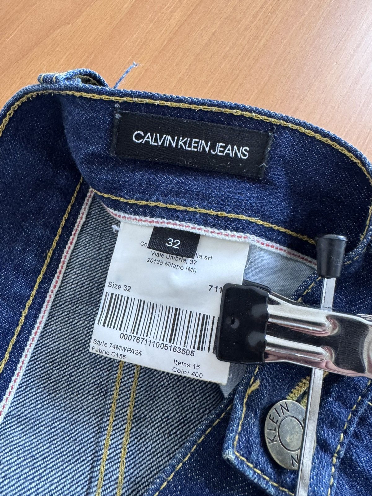 Calvin Klein 205W39NYC Raf Simons Calvin Klein 205W39NYC Selvedge Waist Denim 32 Size US 32 / EU 48 - 5 Thumbnail