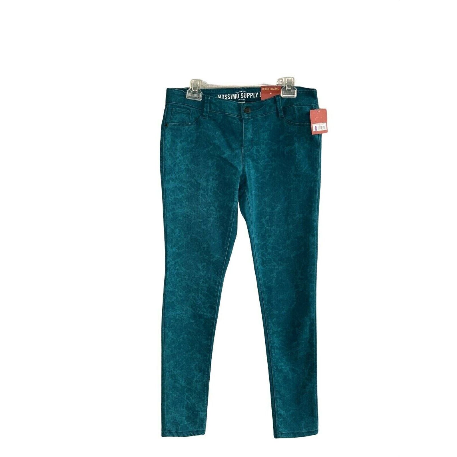 Mossimo MOSSIMO SUPPLY CO. Denim green Jeggings Size 11 Size 33" - 5 Thumbnail
