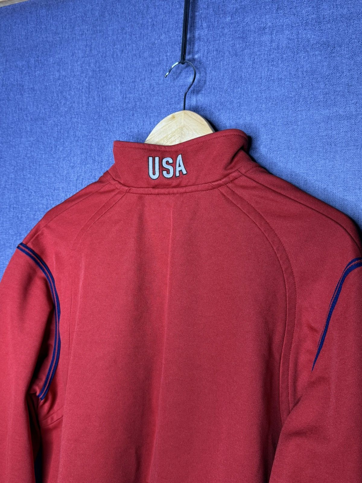 Nike Vintage Nike Team USA Sweatshirt 1/4 Zip Mens XL Size Size US XL / EU 56 / 4 - 5 Thumbnail