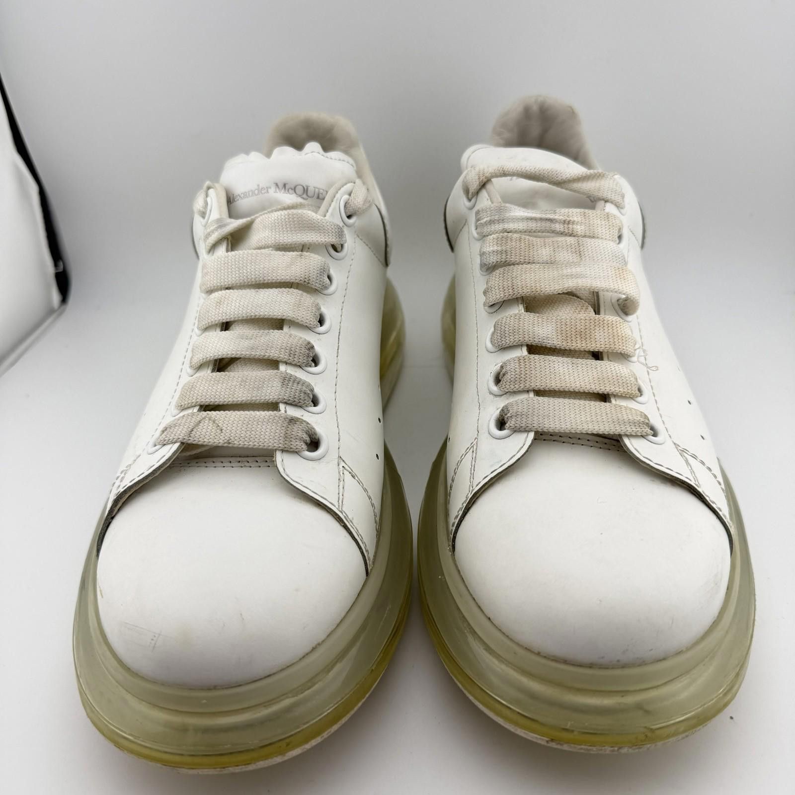 Alexander McQueen Alexander McQueen Clear Sole Sneakers White EU 43 Used Size US 10 / EU 43 - 3 Thumbnail