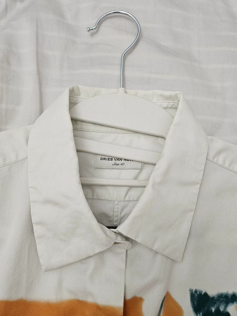 Dries Van Noten dries van noten Watercolor printed shirt Size US XXS / EU 40 - 2 Thumbnail