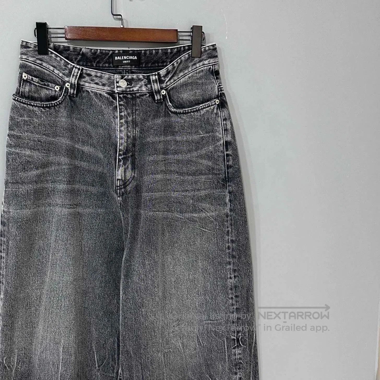 Balenciaga Balenciaga FW22 Washed Straight Jeans. Size US 29 - 2 Thumbnail