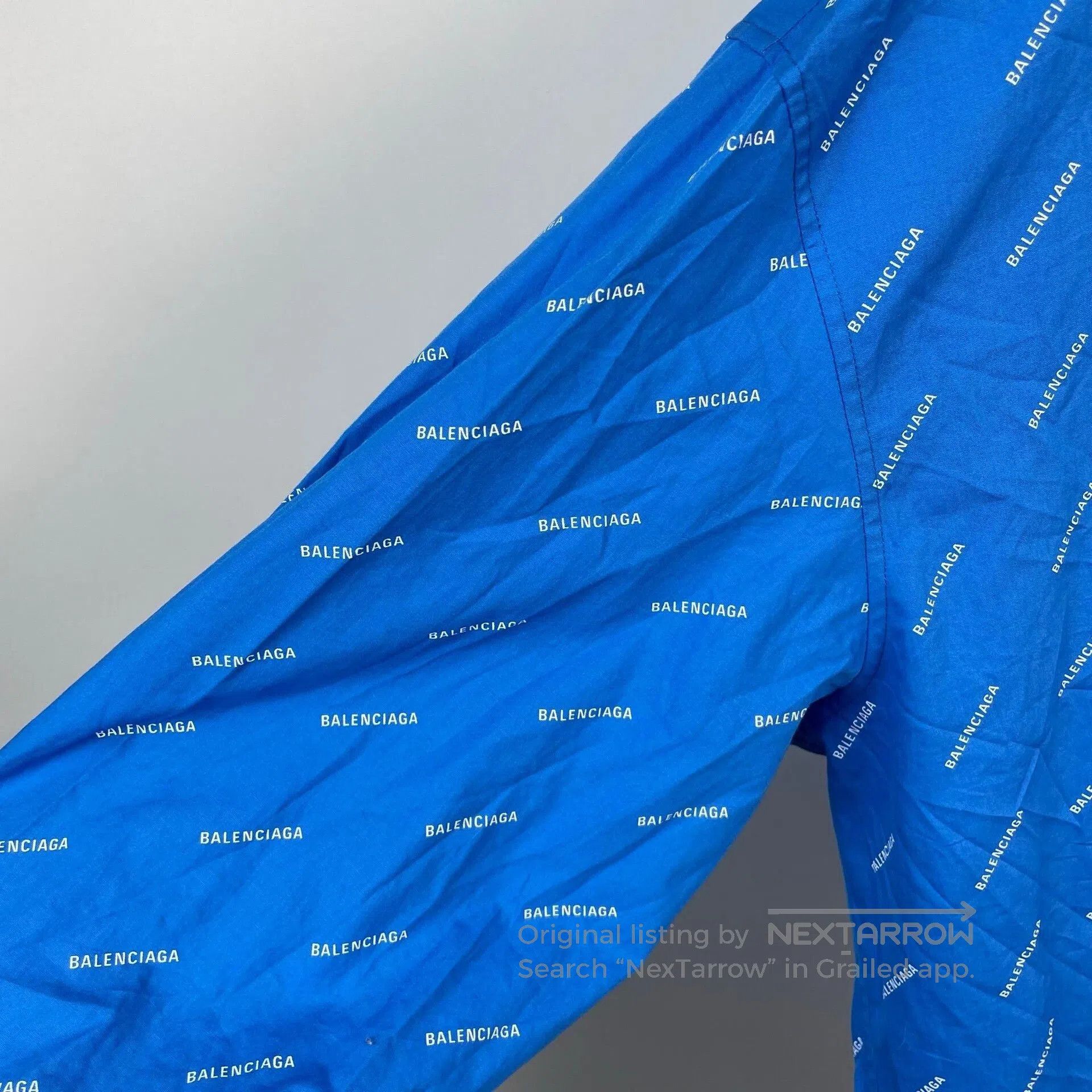 Balenciaga Balenciaga Blue Logo Single. Size US M / EU 48-50 / 2 - 8 Thumbnail