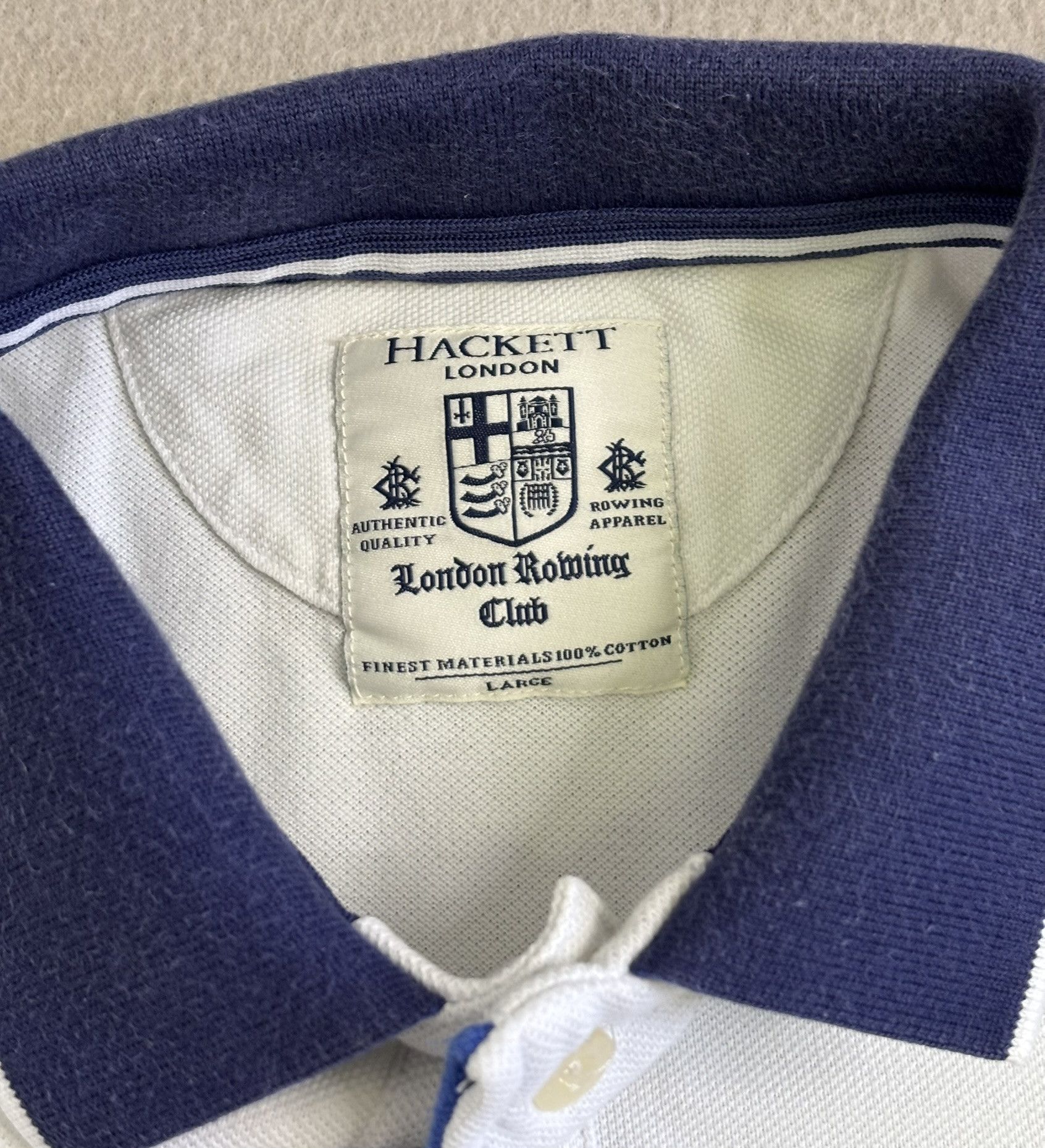 Hackett Polo Hackett London Rowing Club Large Size US L / EU 52-54 / 3 - 14 Thumbnail