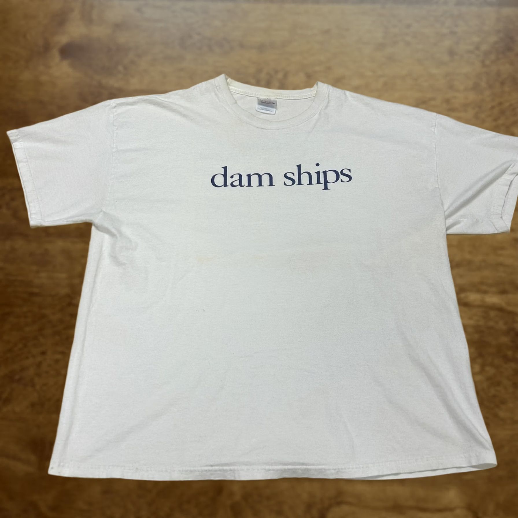 Hanes Hanes Shirt Mens 2XL White Heavyweight Nautical Funny Tee T-Shirt Size US XXL / EU 58 / 5 - 1 Thumbnail