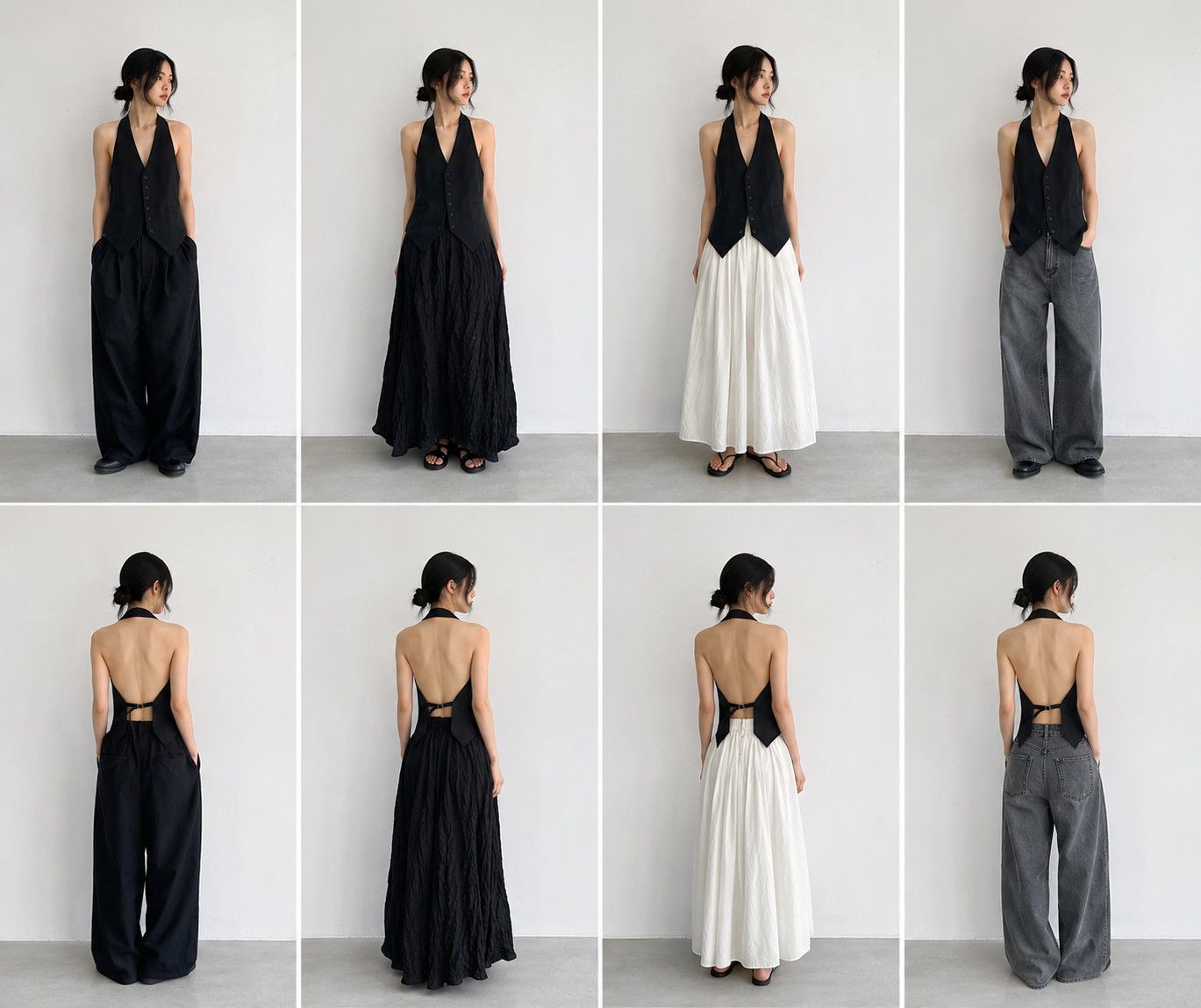 Limi Feu Yohji Yamamoto LIMI feu - Open Back Sleeveless Long Vest Size S / US 4 / IT 40 - 4 Thumbnail