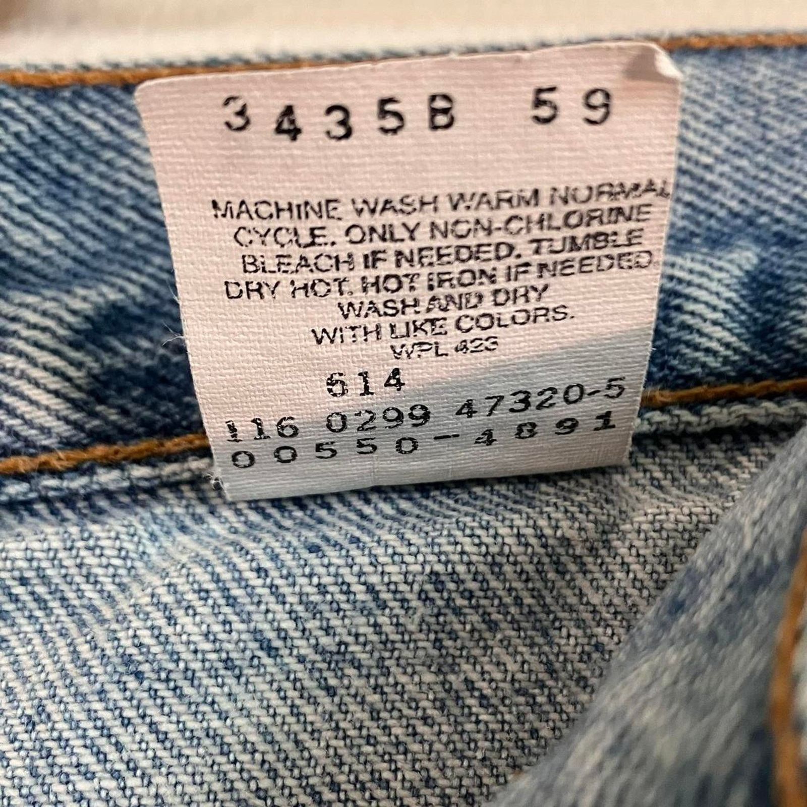 Levi's × Vintage Vintage 90s Levi’s Jeans Light Wash 550 Denim Baggy Size US 40 / EU 56 - 4 Thumbnail
