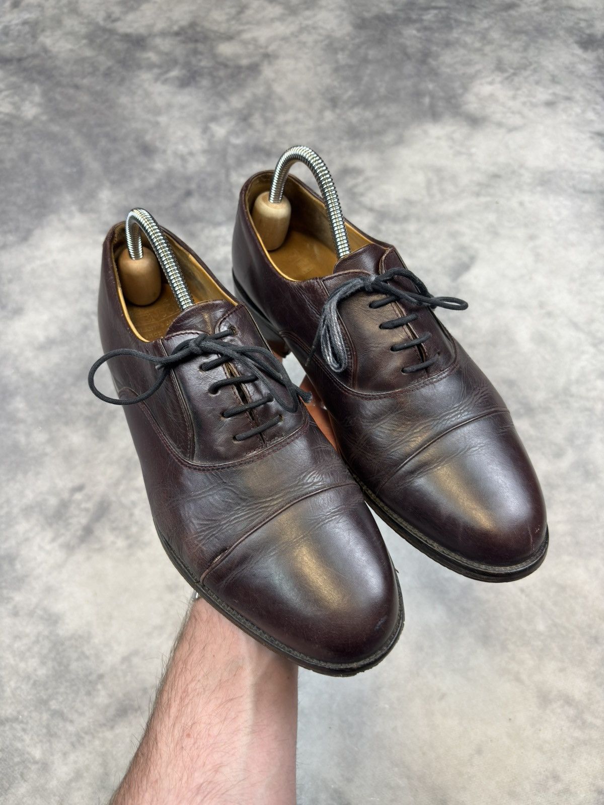 Grenson × Vintage Vintage Grenson casual leather formal shoes derby old money Size US 7 / EU 40 - 2 Thumbnail