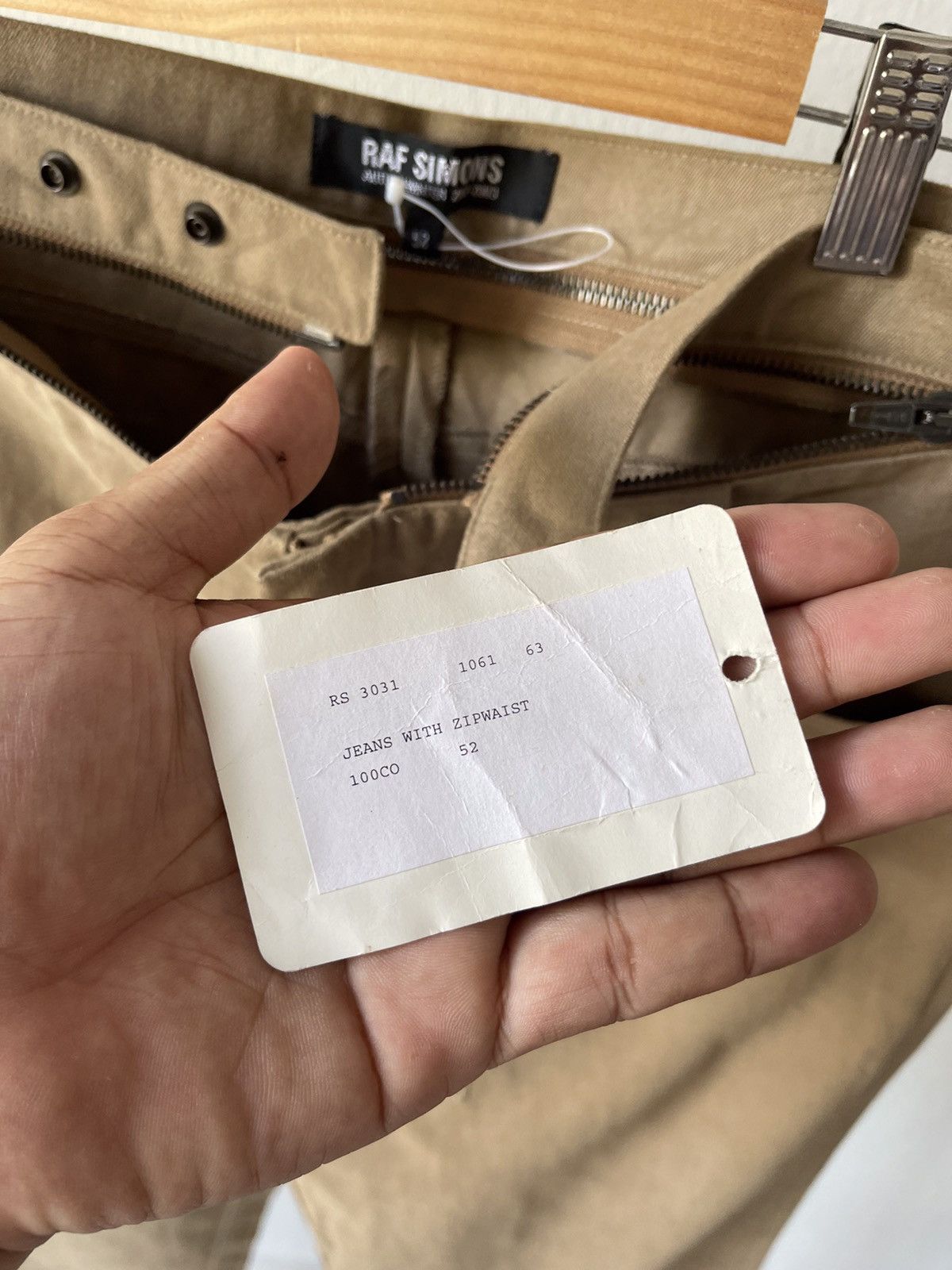 Raf Simons Rare Deadstock A/W 2002-2003 Raf Simons Zipwaist Pants Size US 34 / EU 50 - 6 Thumbnail