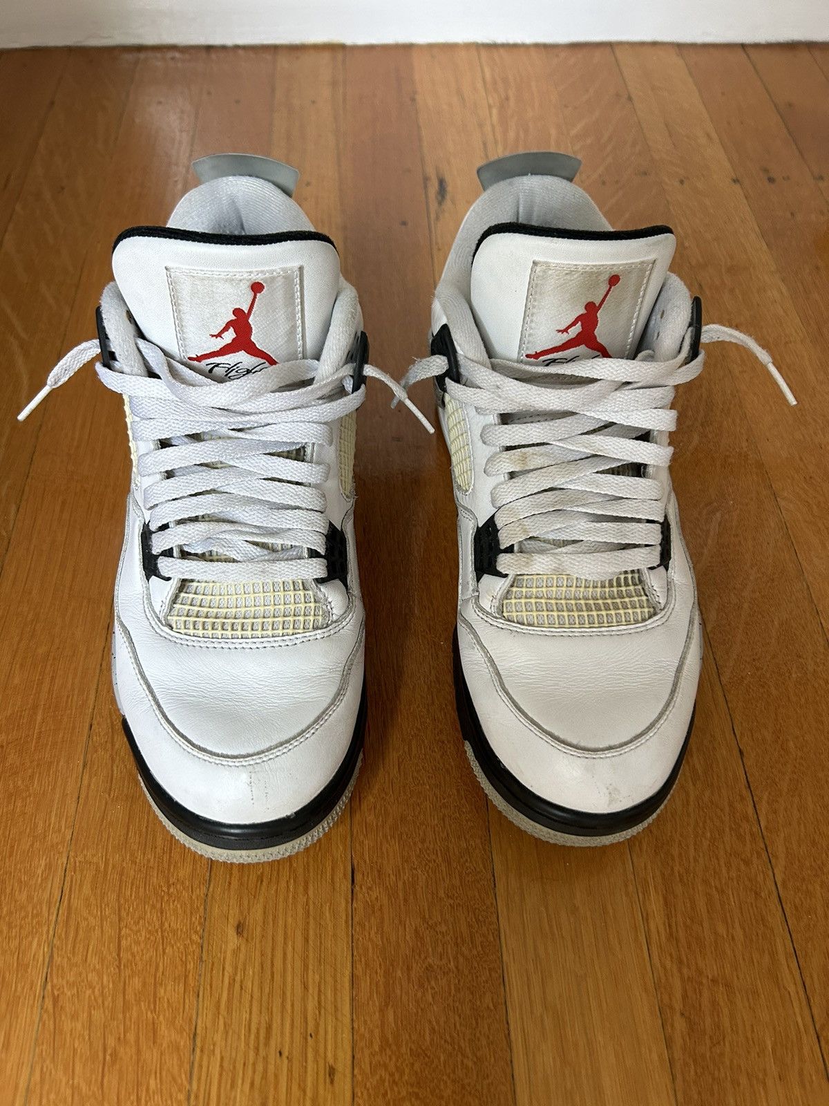 Jordan Brand × Nike Jordan 4 White Cement Retro OG 2016 Size US 10.5 / EU 43-44 - 4 Thumbnail