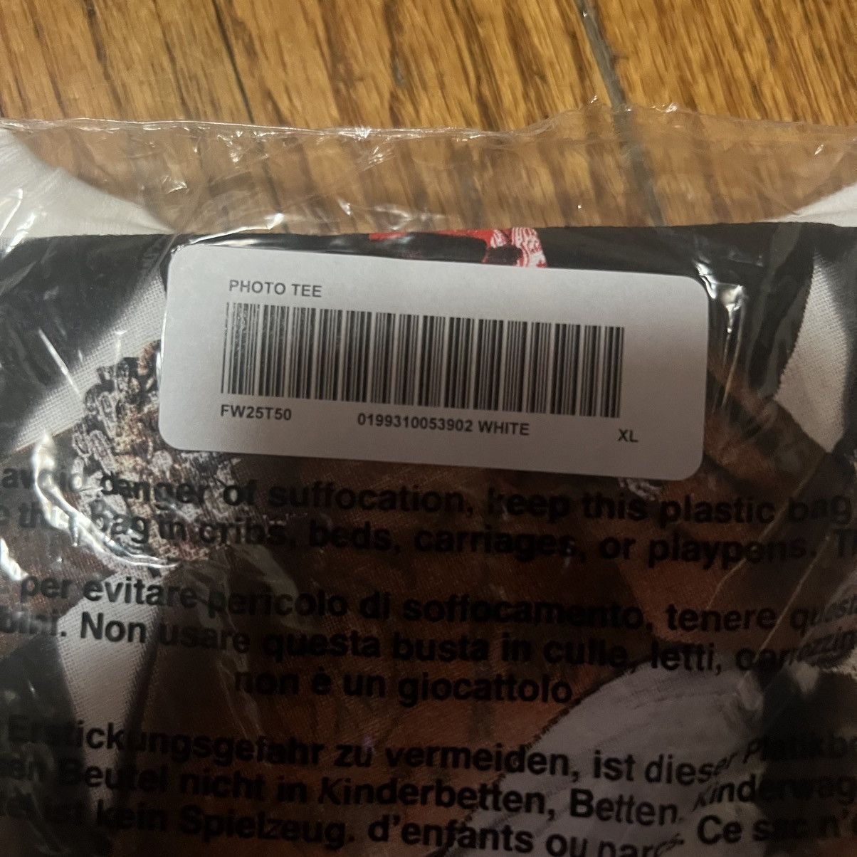 Supreme In Hand Supreme Playboi Carti Photo Tee White Size XL Size US XL / EU 56 / 4 - 5 Thumbnail