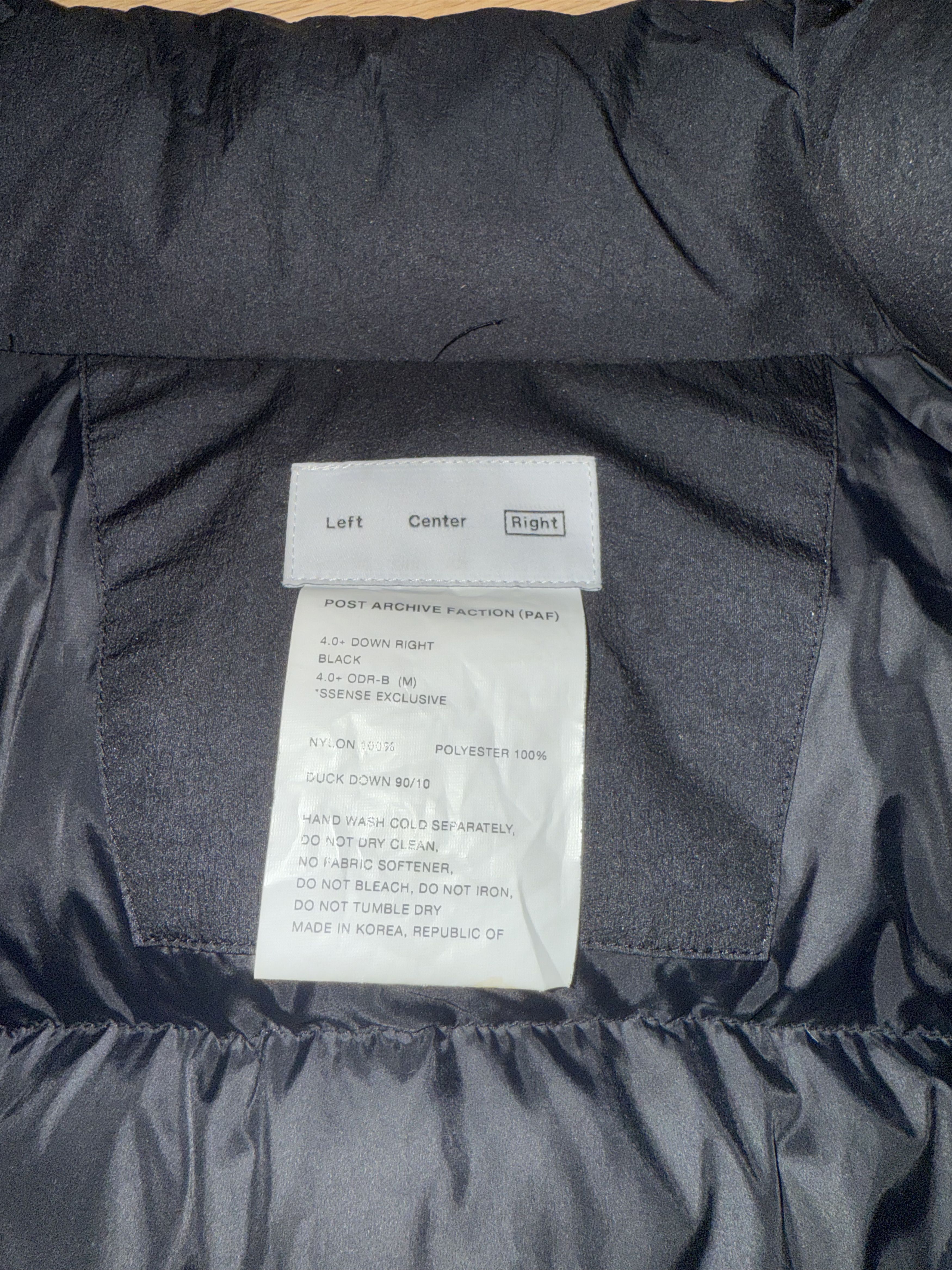 POST ARCHIVE FACTION (PAF) Post Archive Faction Bomber Size US M / EU 48-50 / 2 - 5 Thumbnail