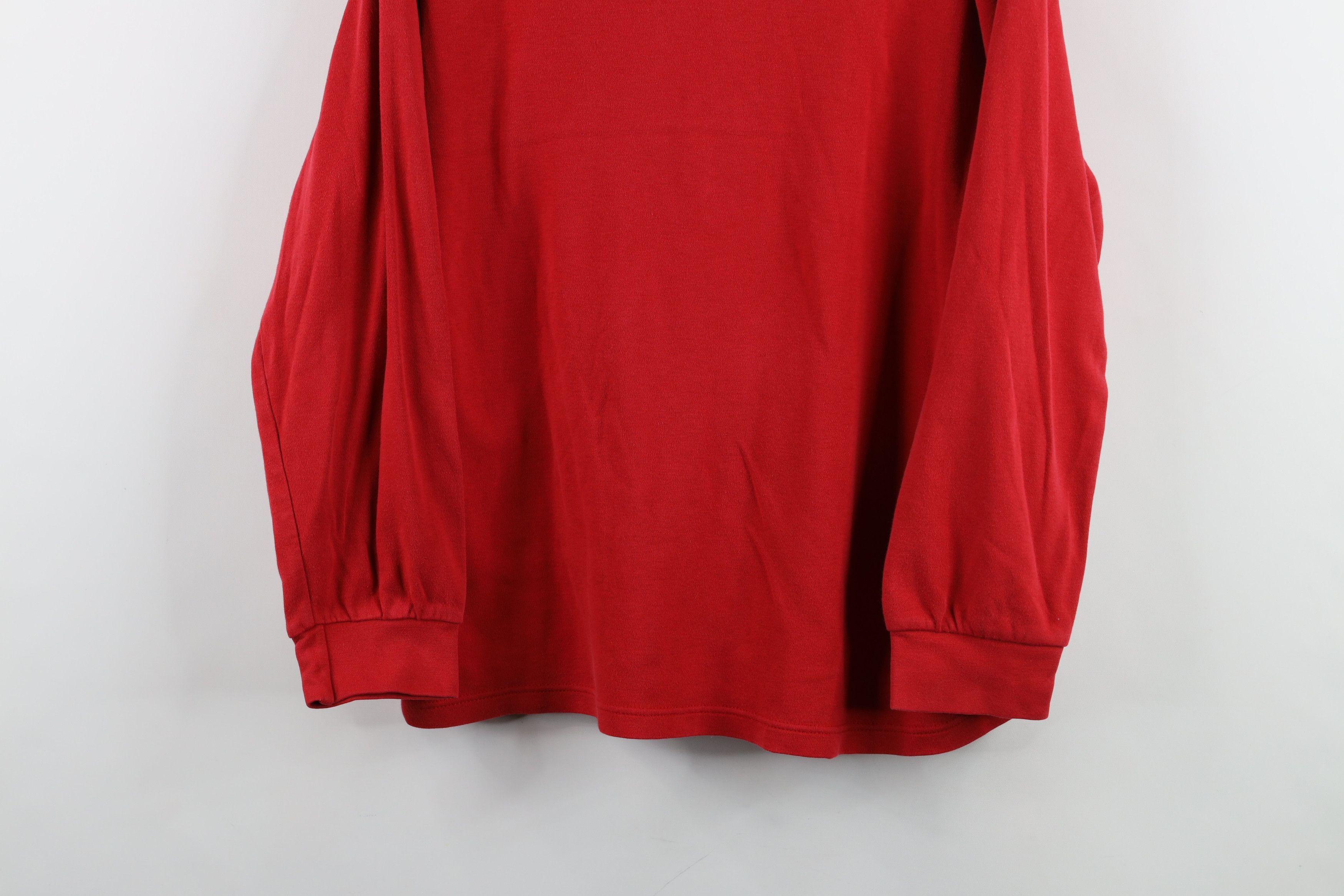 Vintage Vintage 90s Streetwear Blank Long Sleeve Turtleneck T-Shirt Size L / US 10 / IT 46 - 3 Thumbnail