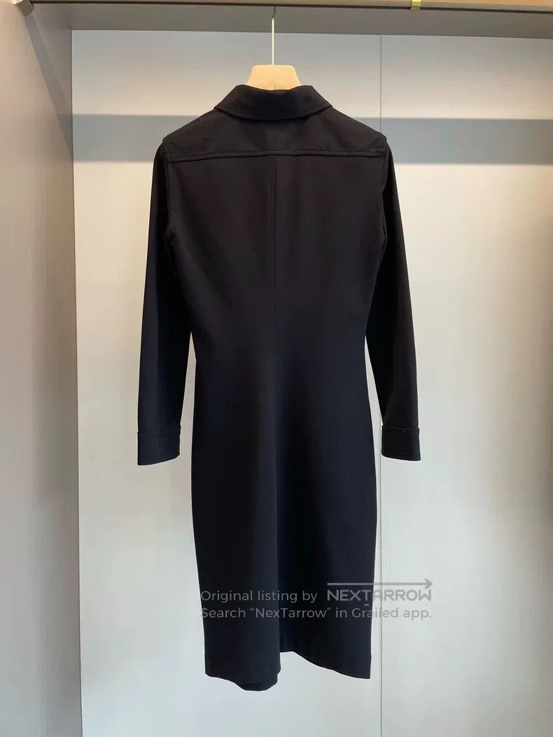 The Row The row Black half-zip dress Size S / US 4 / IT 40 - 1 Thumbnail