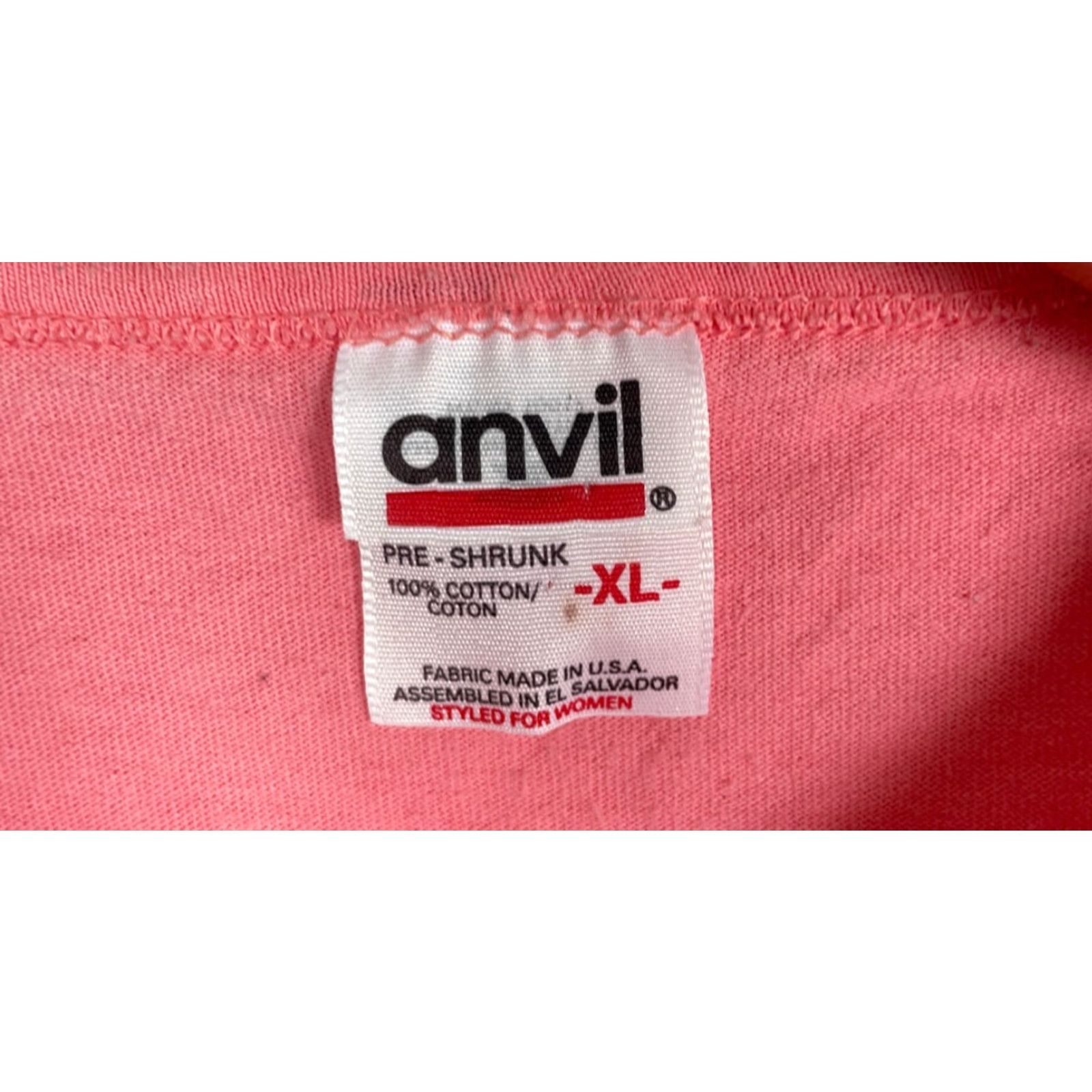 Anvil VINTAGE Detroit Institute of Arts Edgar Degas Dance T-Shirt Women's XL Pink 90s Art Hipster Retro Logo Casual Size XL / US 12-14 / IT 48-50 - 3 Thumbnail