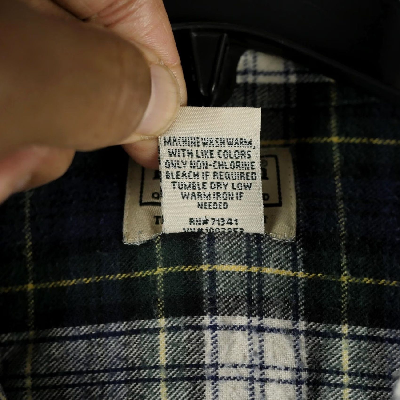 Vintage VINTAGE LL Bean Shirt Mens MT Green Plaid Flannel Button Down Long Sleeve Traditional Size US M / EU 48-50 / 2 - 6 Thumbnail