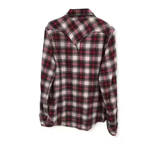 Vintage Vintage Red Button Plaid Tartan Flannel Shirt 👕 Size US S / EU 44-46 / 1 - 4 Thumbnail