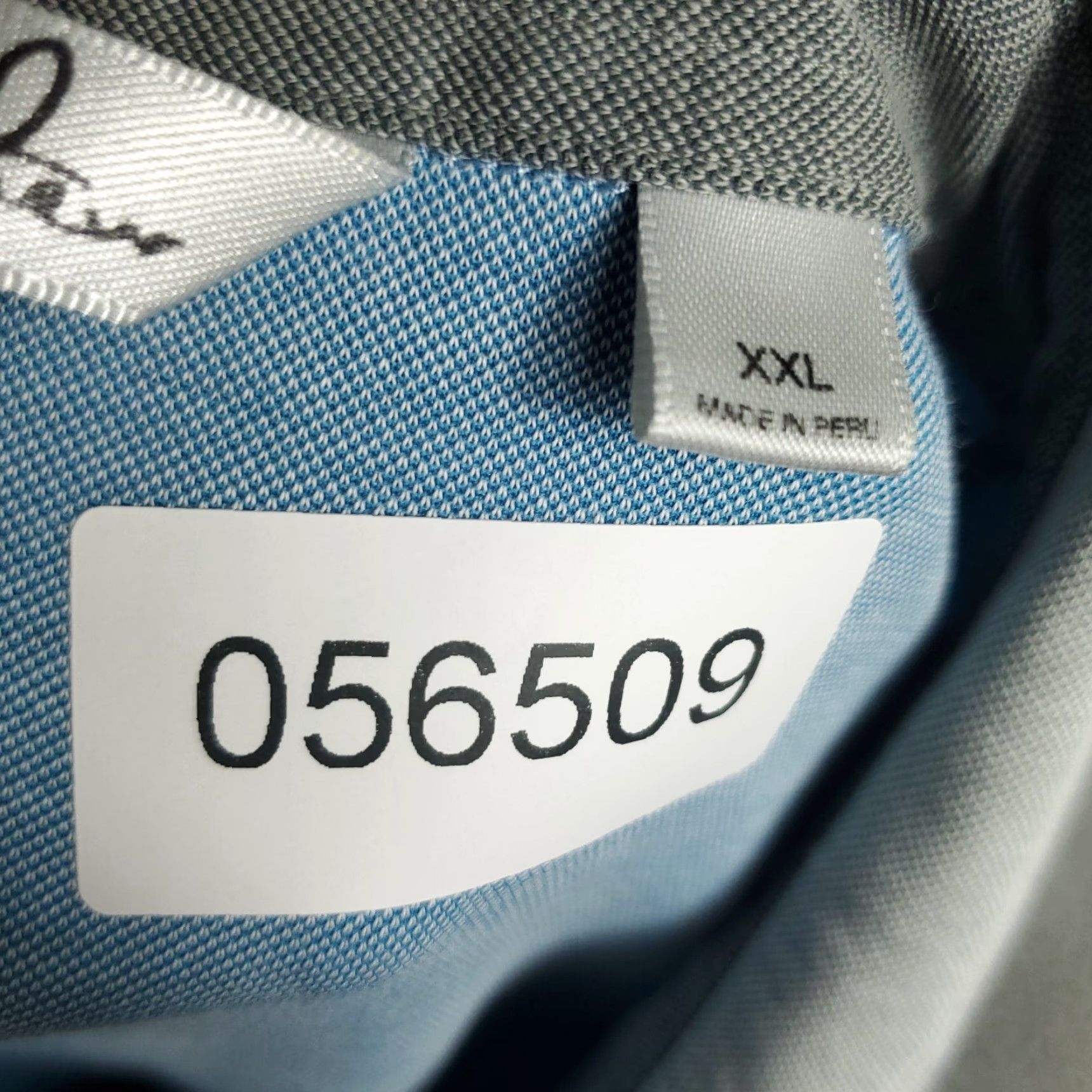 TravisMathew Travis Mathew Polo Shirt Mens 2XL Blue Solid Short Sleeve Casual Size US XXL / EU 58 / 5 - 8 Thumbnail