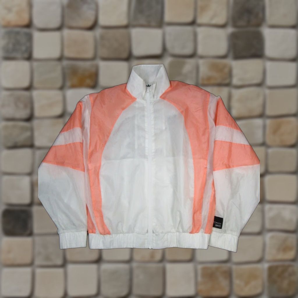 Adidas VINTAGE Adidas Equipment Jacket Womens Small White Pink Adv/19 Running Full Zip Size S / US 4 / IT 40 - 1 Thumbnail