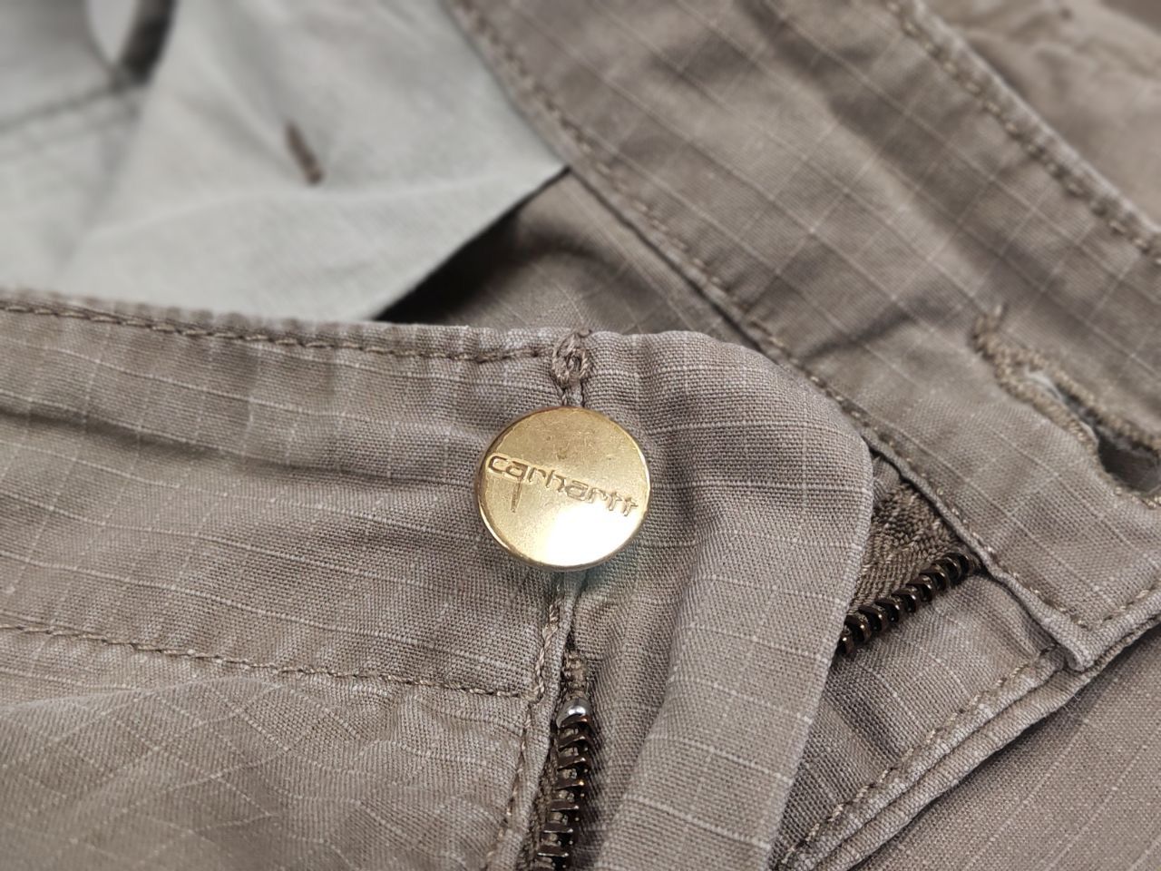 Vintage Carhartt Beige Ripstop Faded Cargo Pants Y2k Style