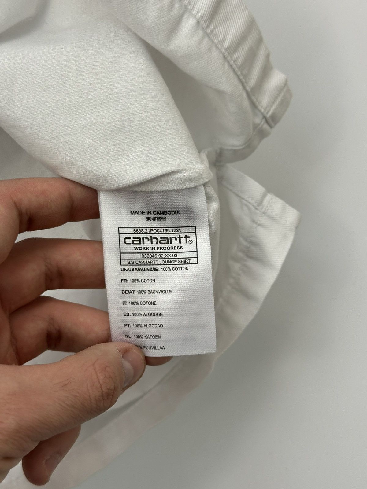 Carhartt Carhartt Lounge Shirt Men's Big Logo Back Size US L / EU 52-54 / 3 - 10 Thumbnail