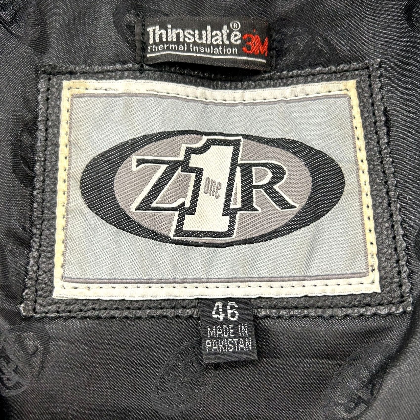 Vintage VINTAGE Z1R Jacket Mens 46 Black Genuine Leather Biker Motorcycle Thinsulate Bomber Short Coat Women? Size US S / EU 44-46 / 1 - 7 Thumbnail