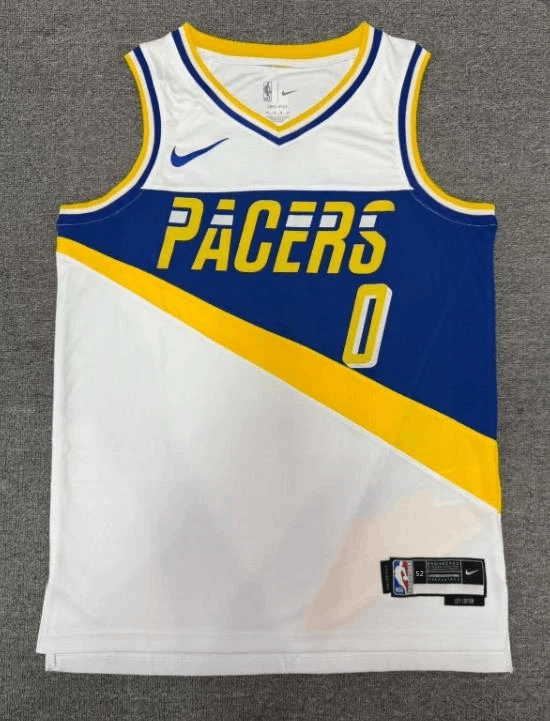 NBA 26 Indiana Pacers #0 Tyrese Haliburton Jersey City Edition Size US XL / EU 56 / 4 - 1 Thumbnail