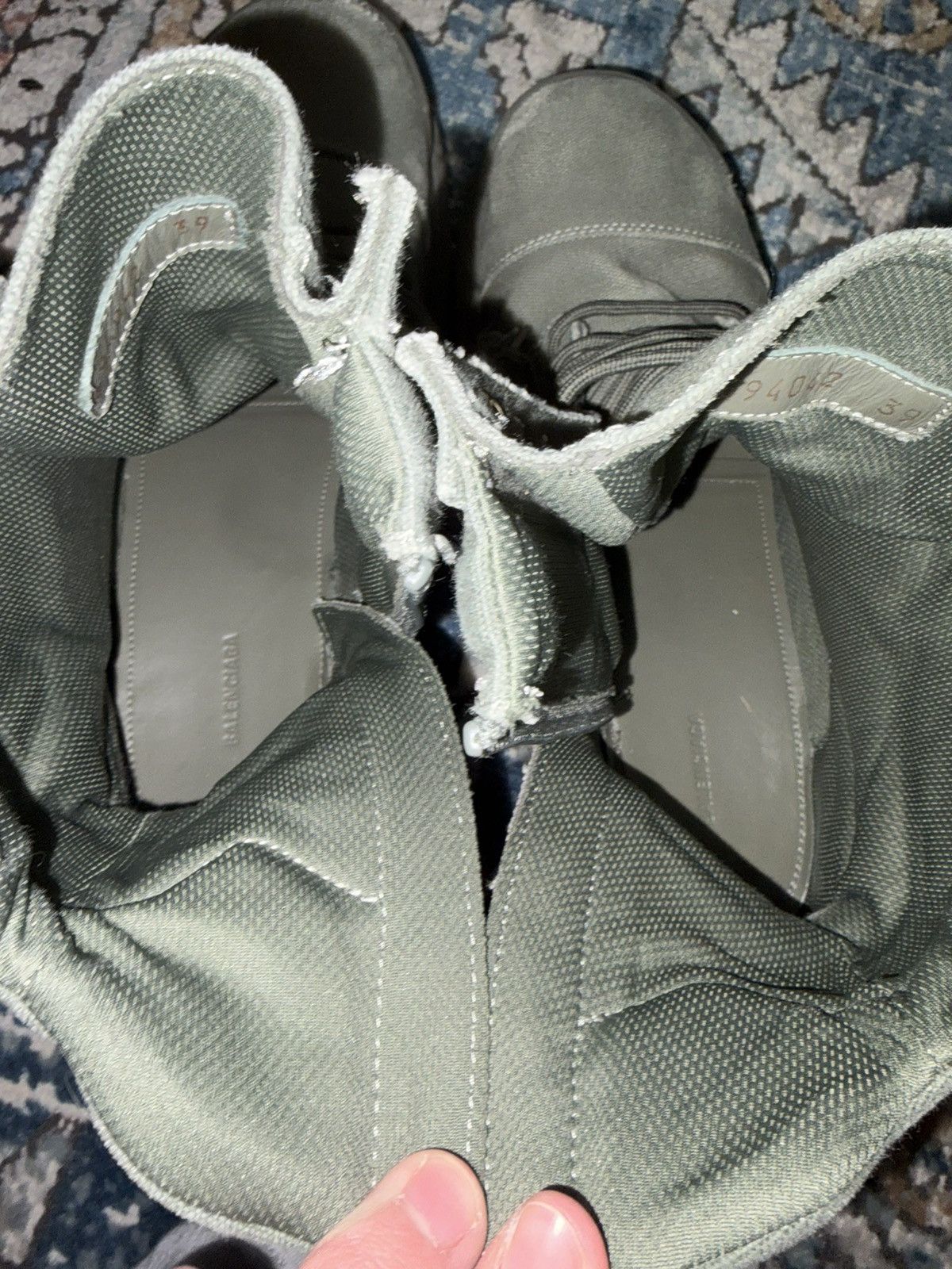 Balenciaga Balenciaga Strike Boot Kaki Green Size US 8 / EU 41 - 9 Thumbnail