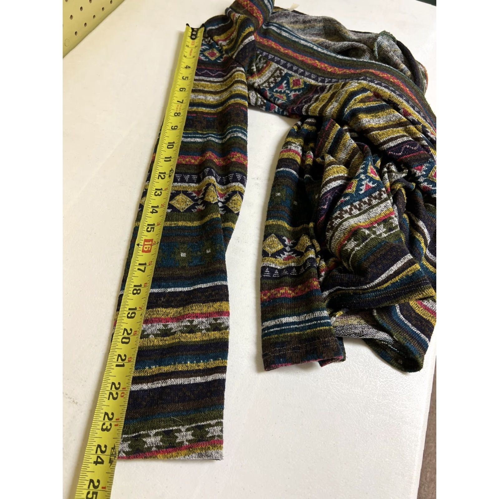 Vintage Womens M Celeste Knit Sweater Shawl Southwest Aztec Print Shirt Size M / US 6-8 / IT 42-44 - 7 Thumbnail